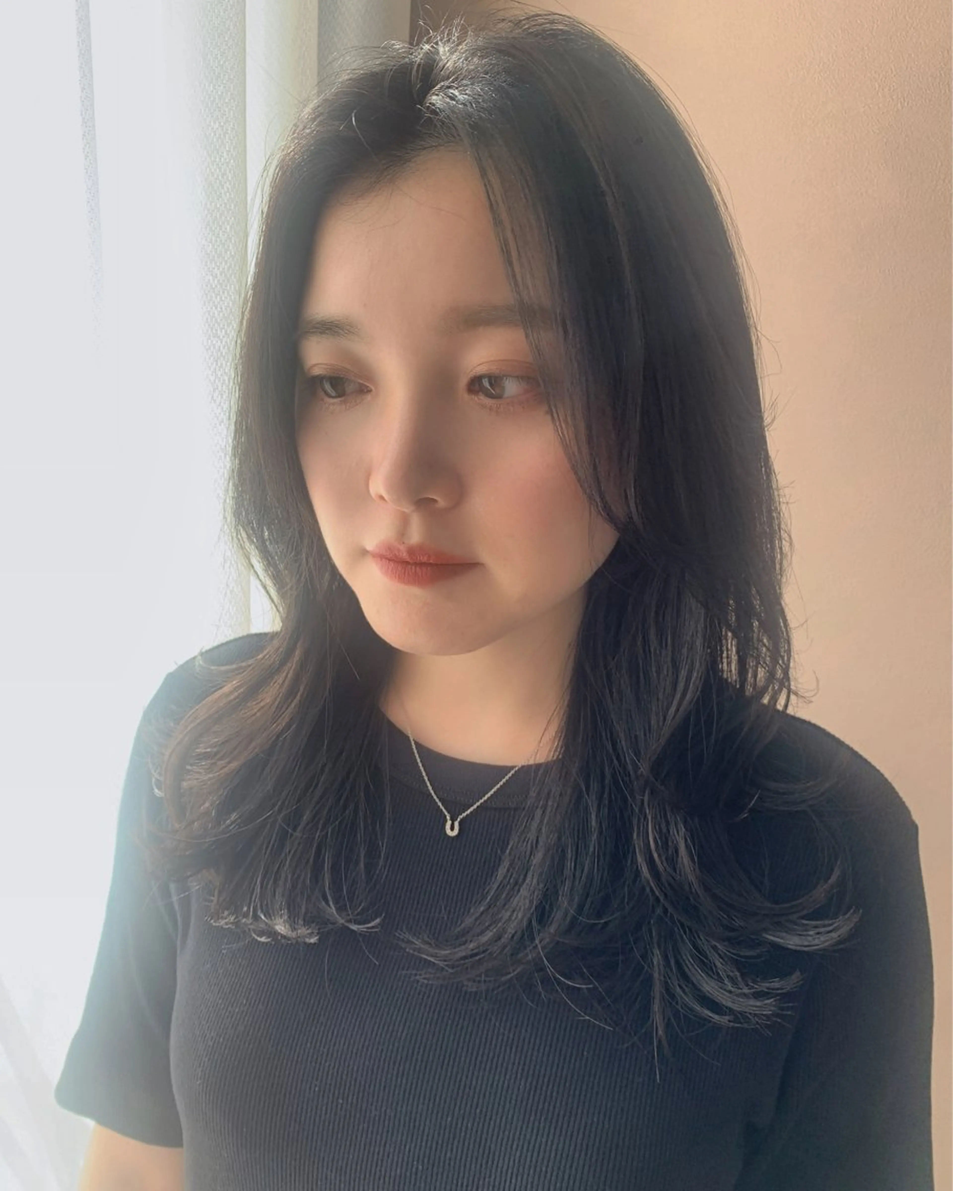 ロング レイヤーカット カット トリートメント hub hair レイヤー/透明感のヘアスタイル