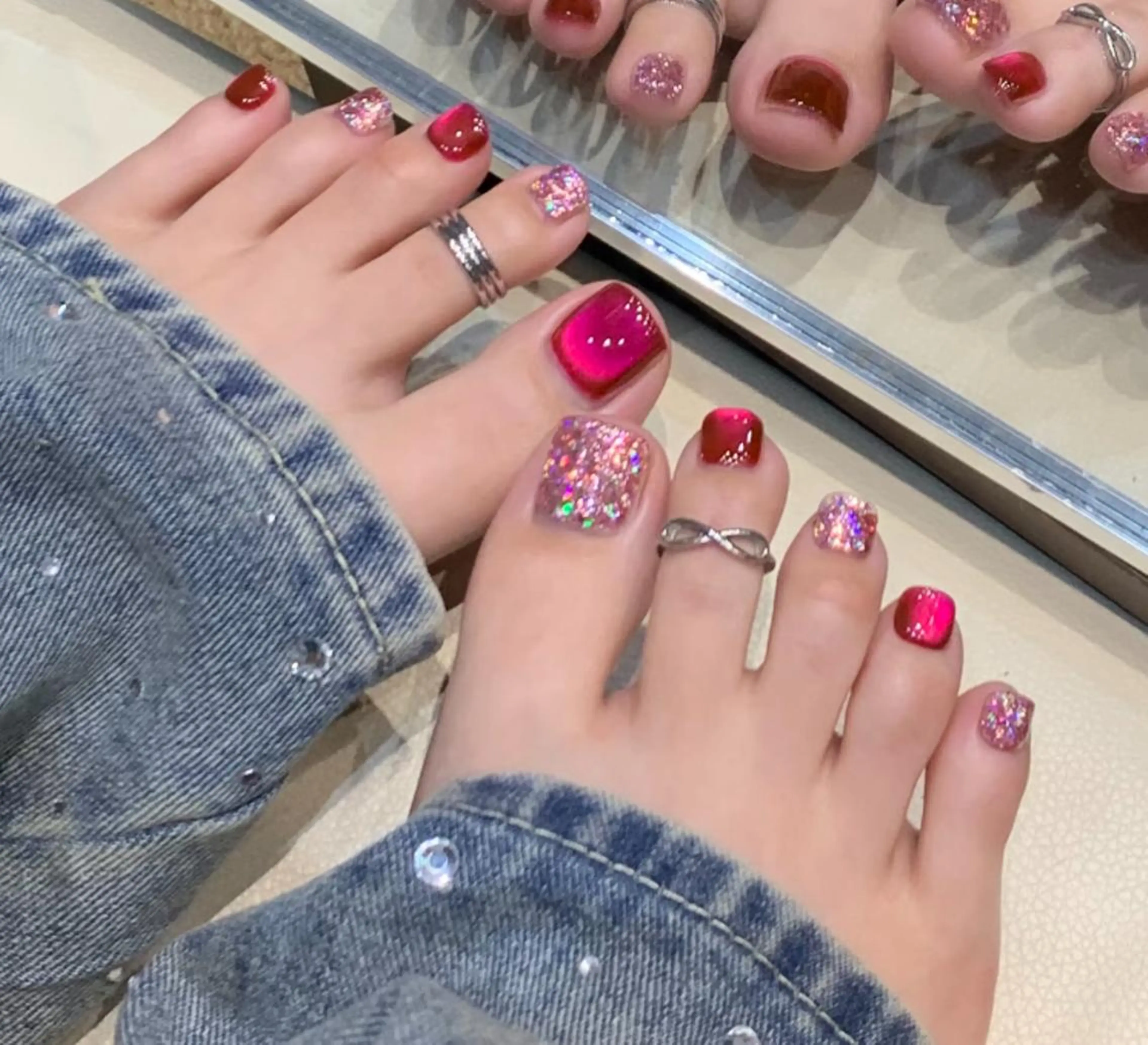 ネイル 💙羽生 彩光💙のネイルデザイン