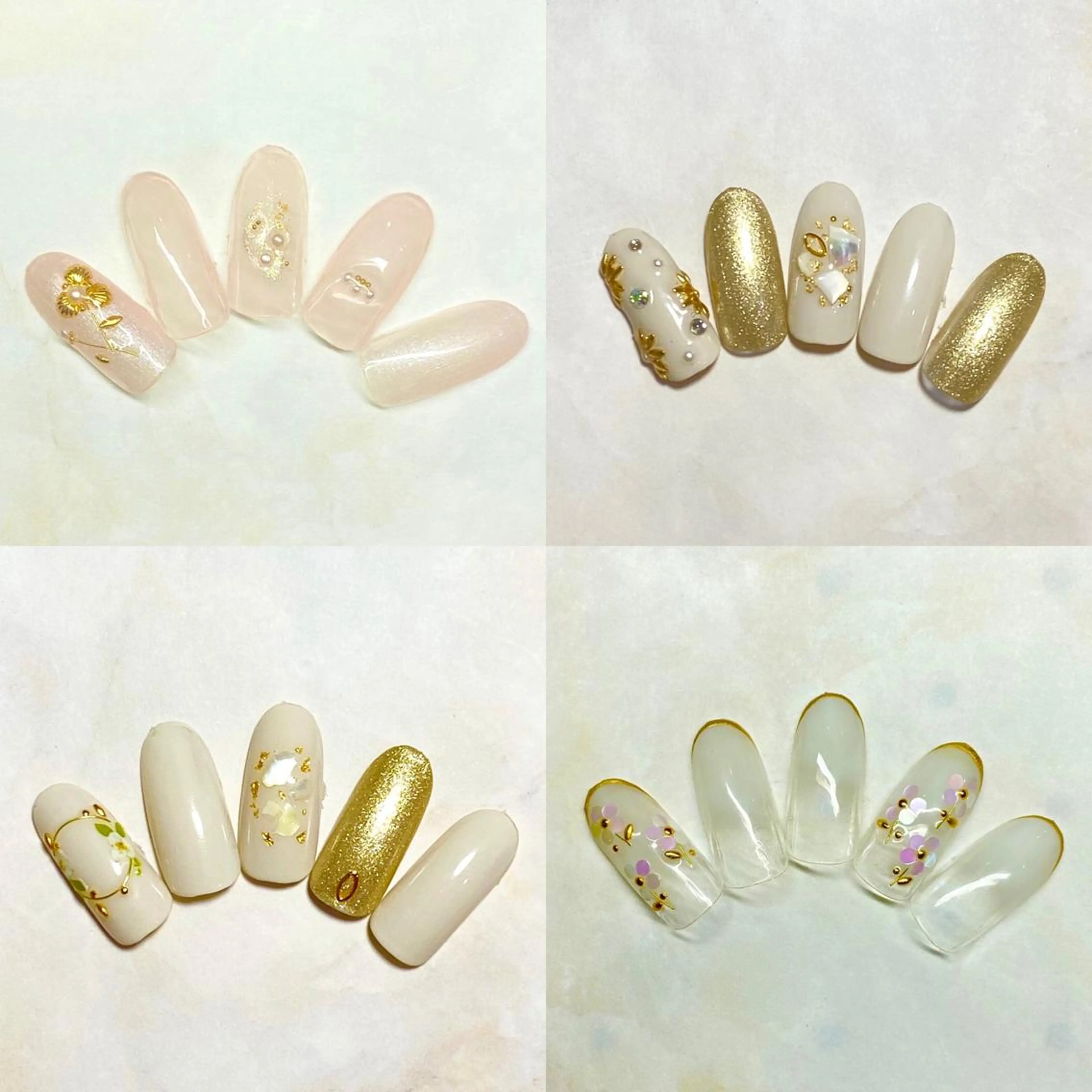 ネイル ブライダルネイル ハンドネイル Nail&eye Belire 新宿のネイルデザイン