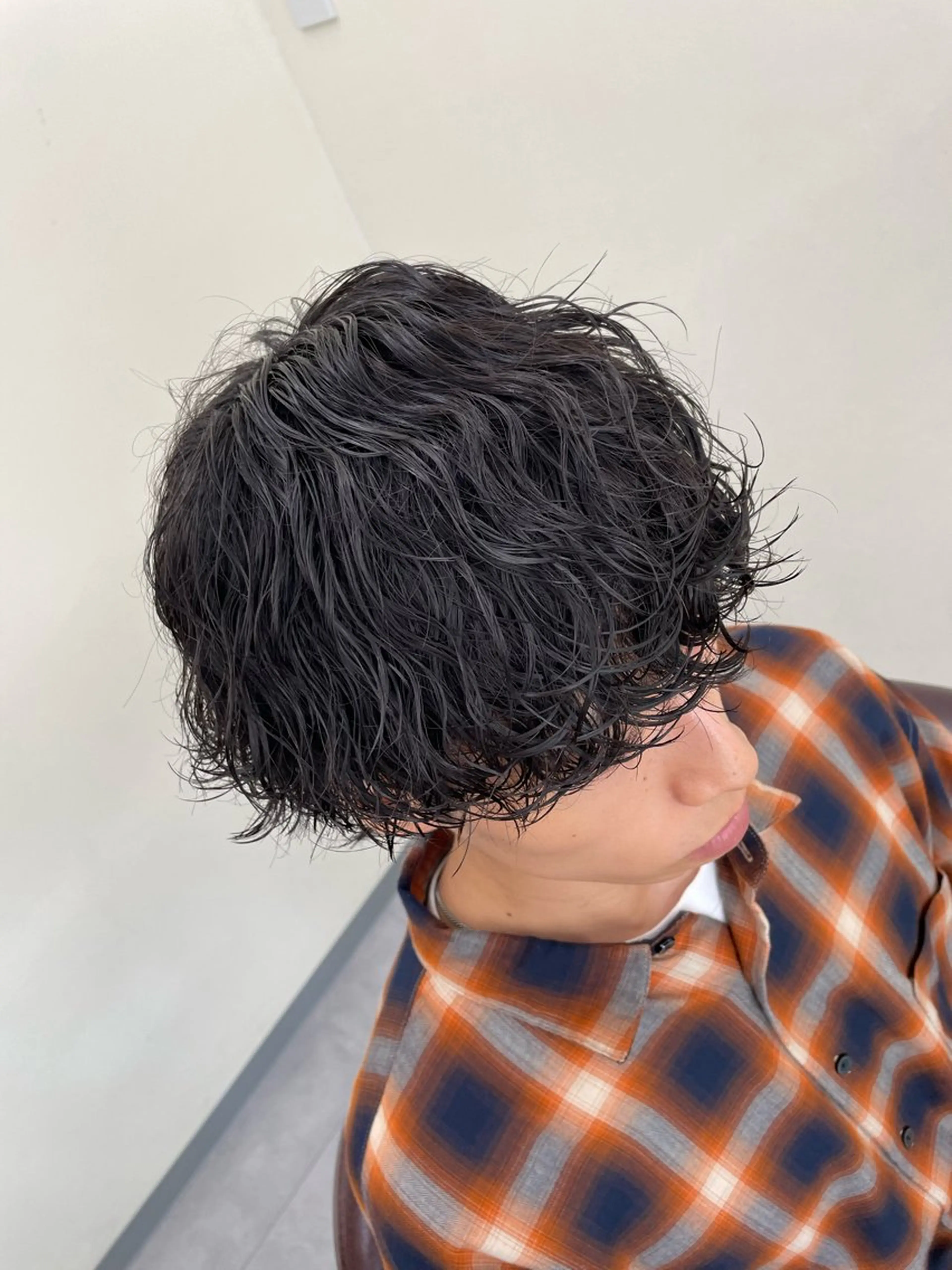 メンズ センターパート フェードカット マッシュ メンズパーマ メンズツイストパーマ パーマ／京都駅 ／メンズ/藤井　翔のヘアスタイル