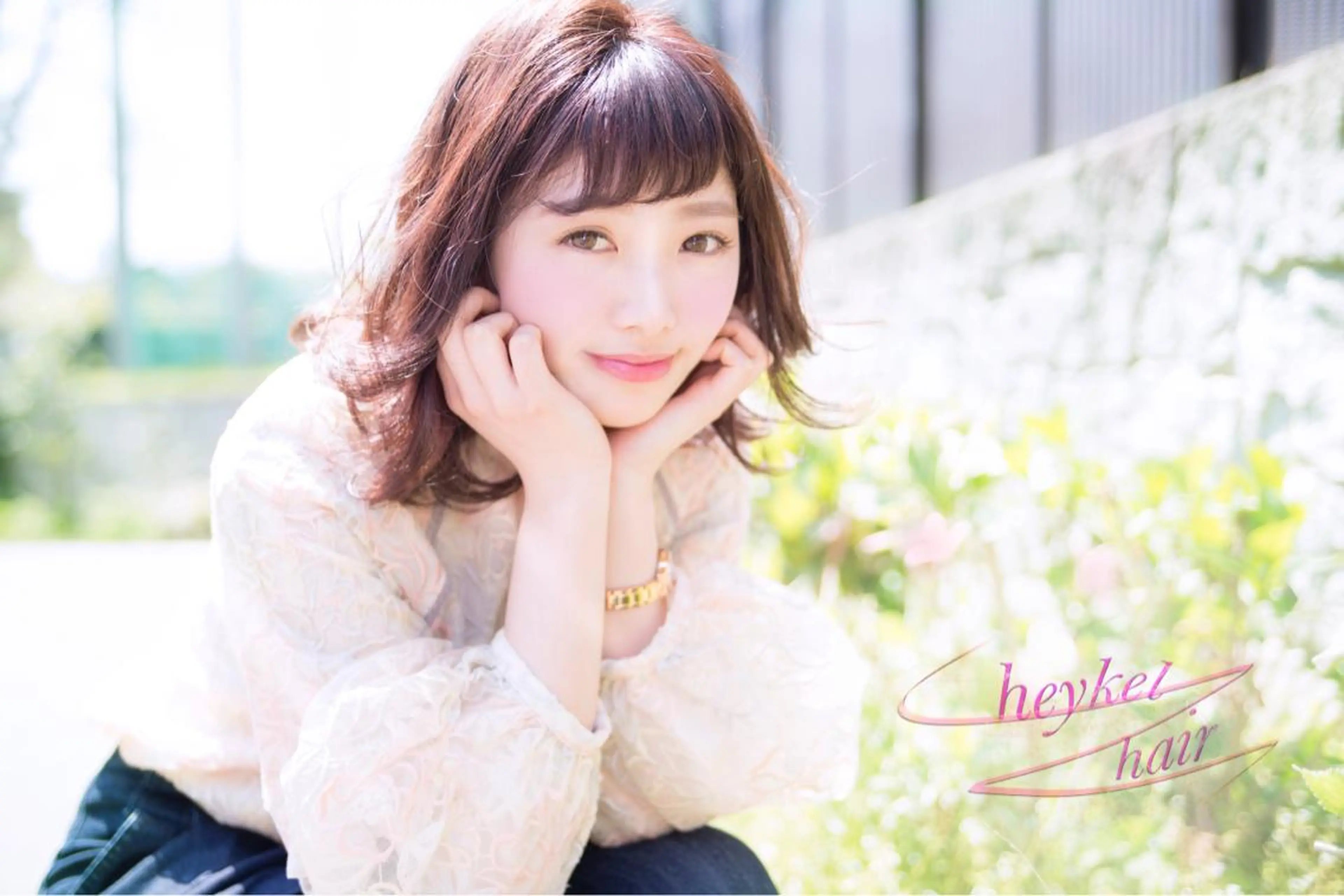 ミディアム カラー Re:ta Hair 飯田淳平のヘアスタイル