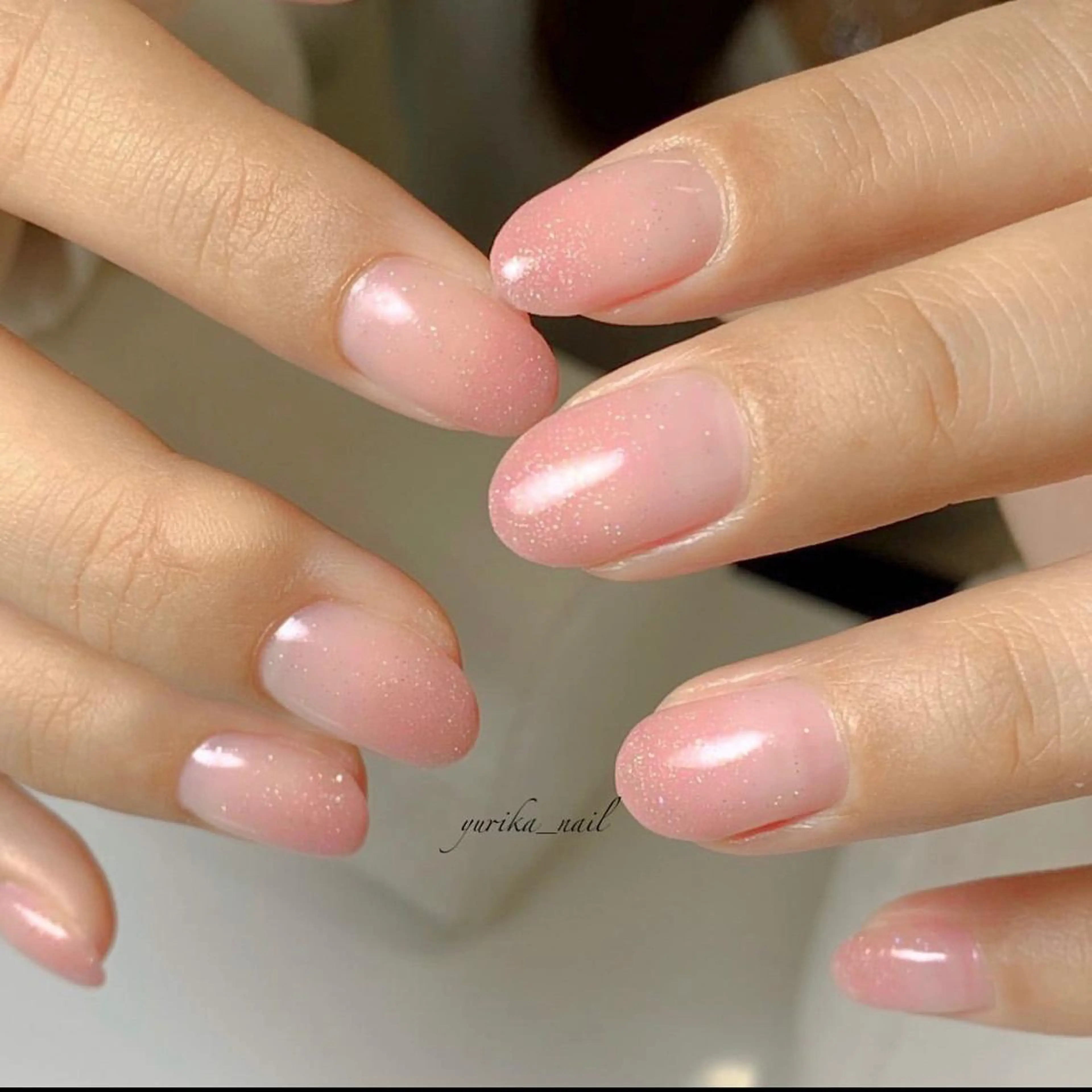 ショート カラー ハンドネイル yuri kaのネイルデザイン