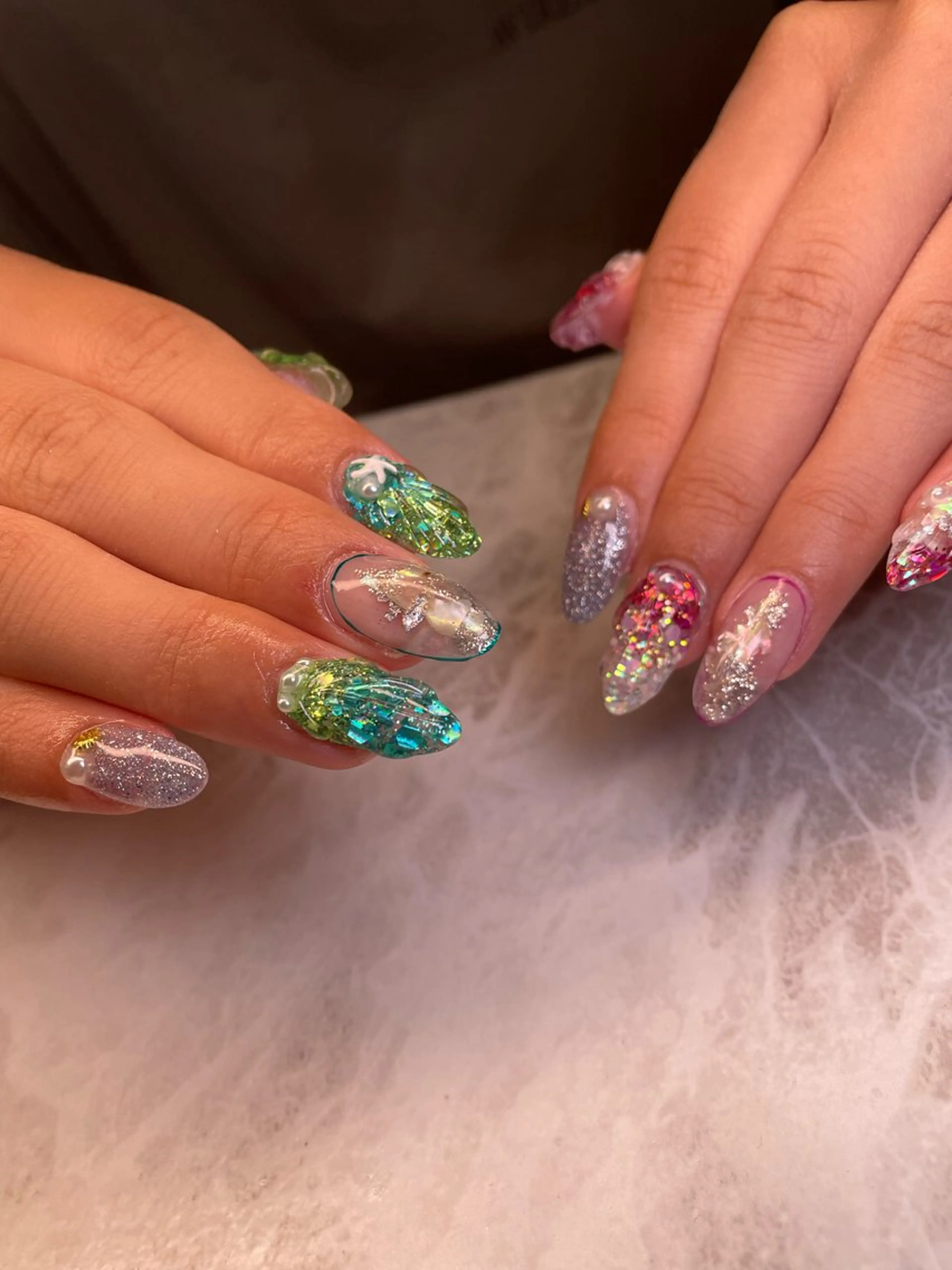 ネイル ハンドネイル YOUTH nails waxing所属・YOUTH natsumiのネイルデザイン