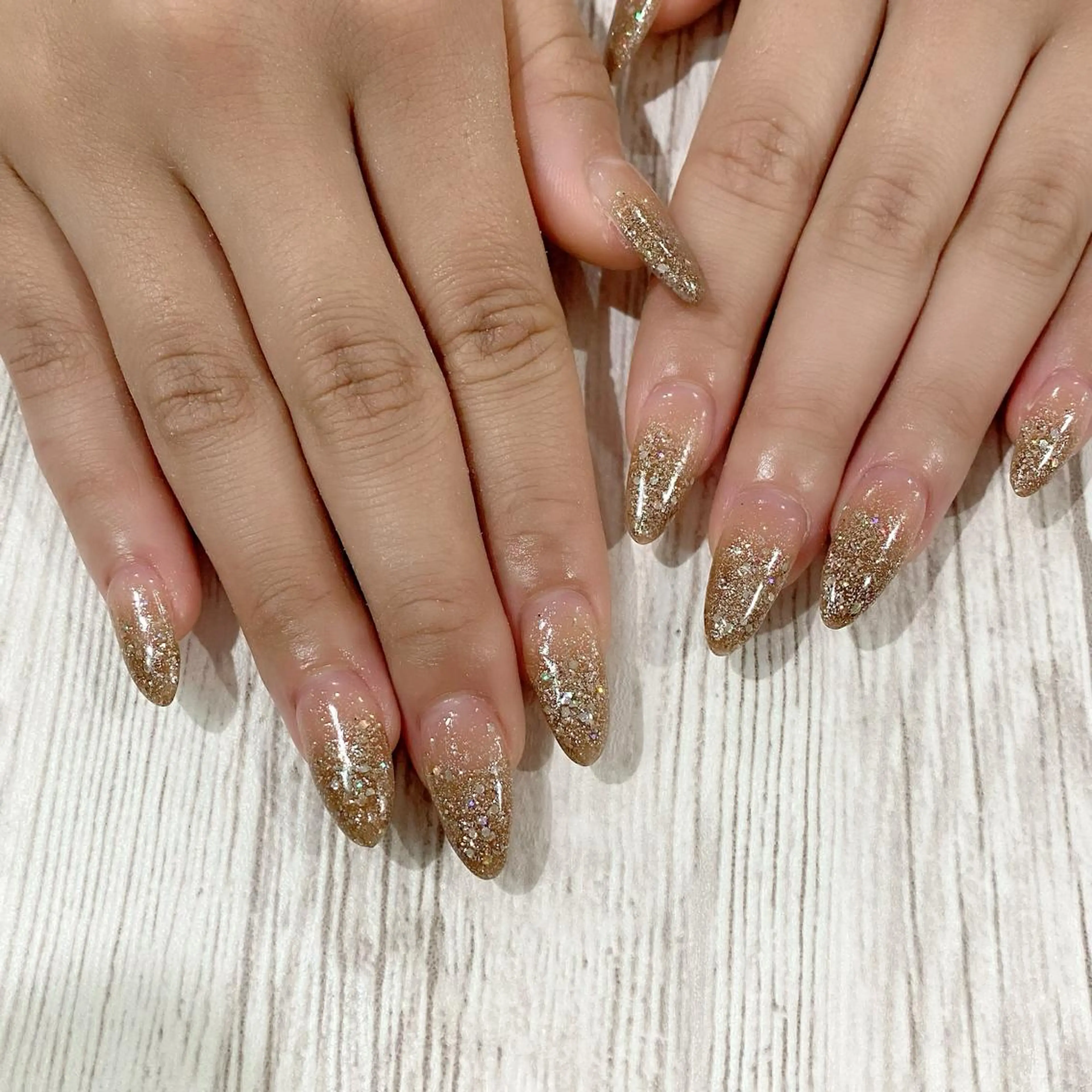 ロング カラー パーマ ヘアアレンジ メンズ キッズ ネイル マツエク・マツパ ブラウンカラー グラデーションカラー カラーマツエク ロング ブラウン Salon Ｋのネイルデザイン