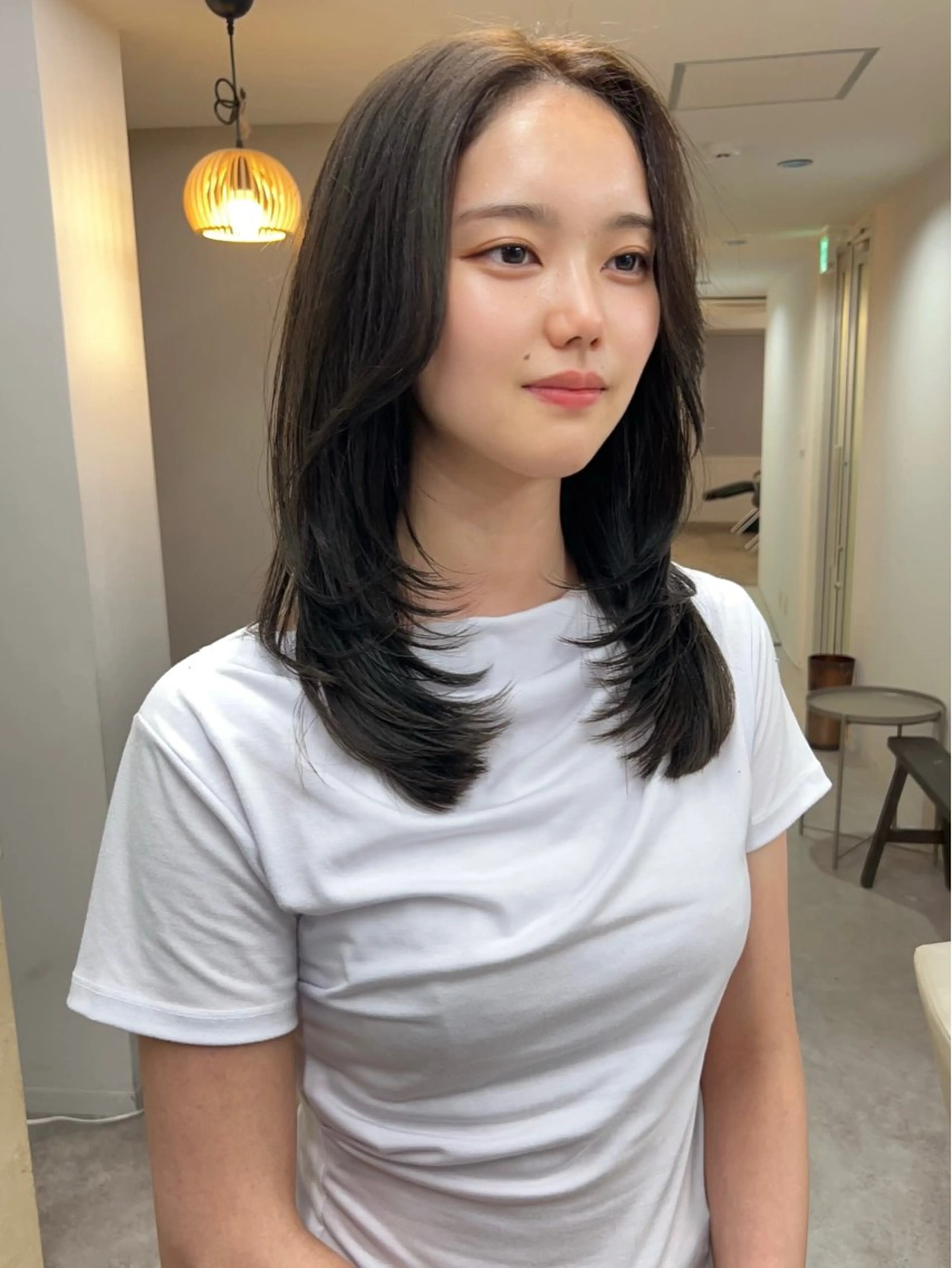 ミディアム カット トリートメント 韓国レイヤー/ハイ トーン/優太のヘアスタイル