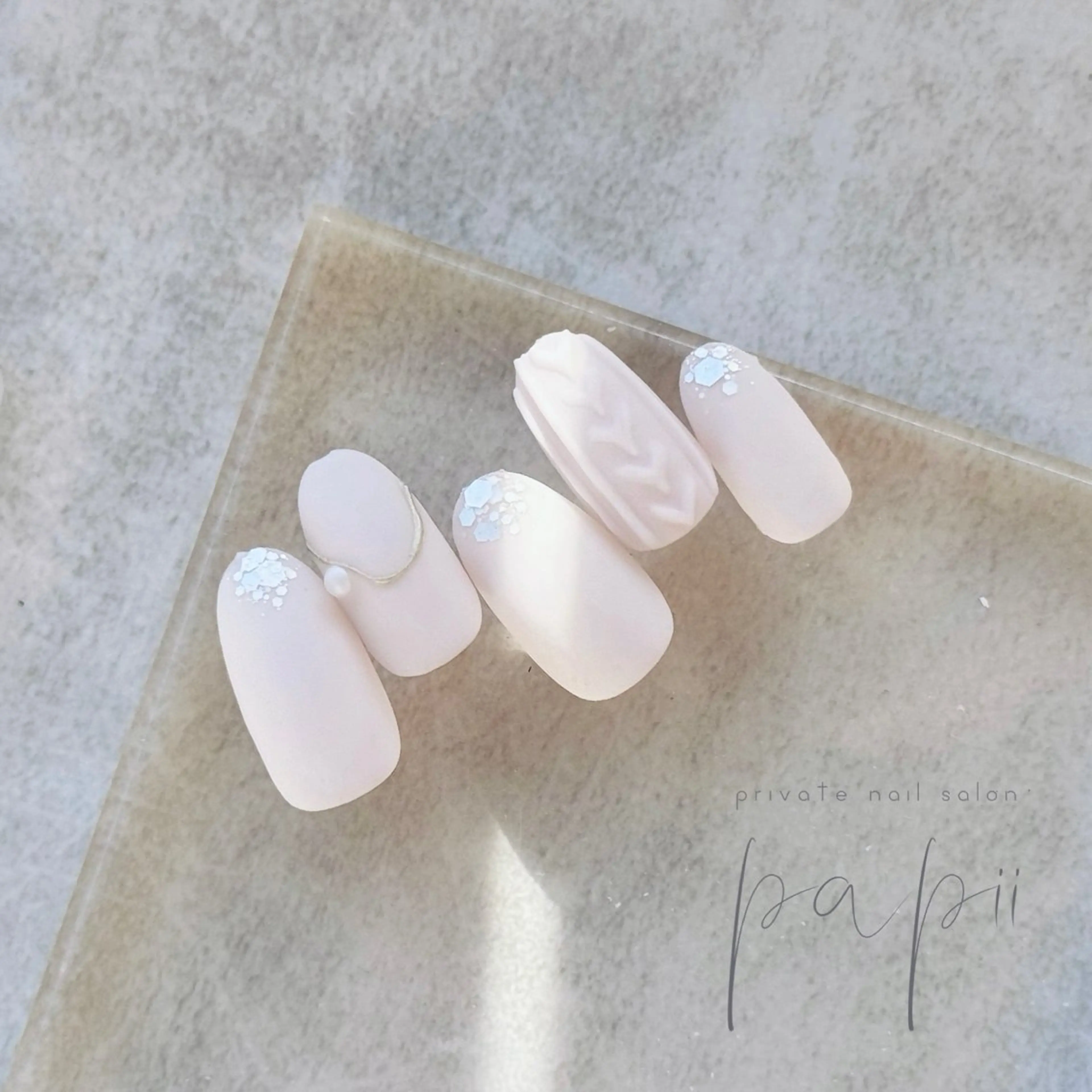 ネイル マットネイル ワンカラーネイル シンプルネイル ハンドネイル private nail salon papii所属・papii☆ kurodaのネイルデザイン