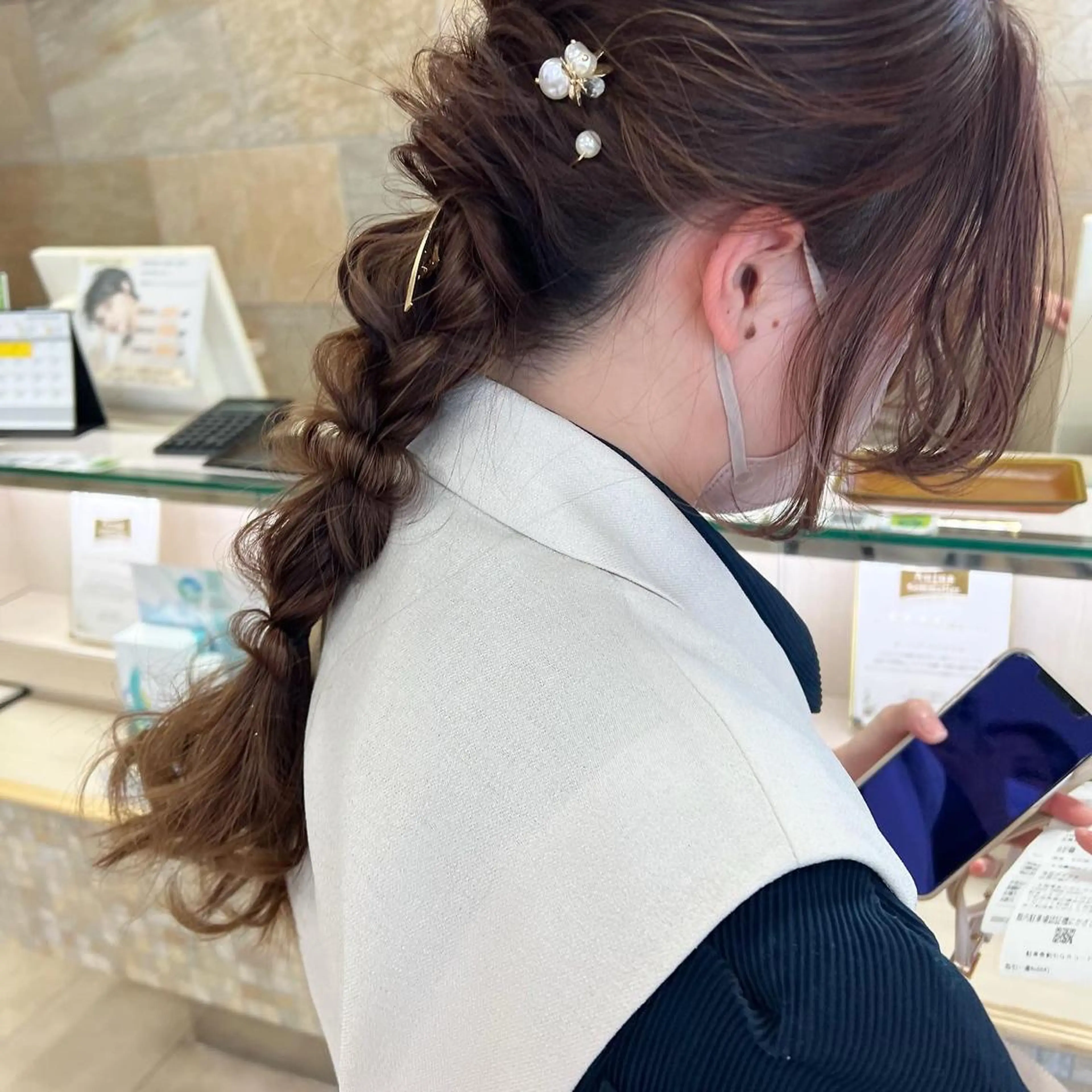 ロング ヘアアレンジ ヘアセット 似合わせ.ﾍｱｾｯﾄ 得意🌹井上美沙のヘアスタイル