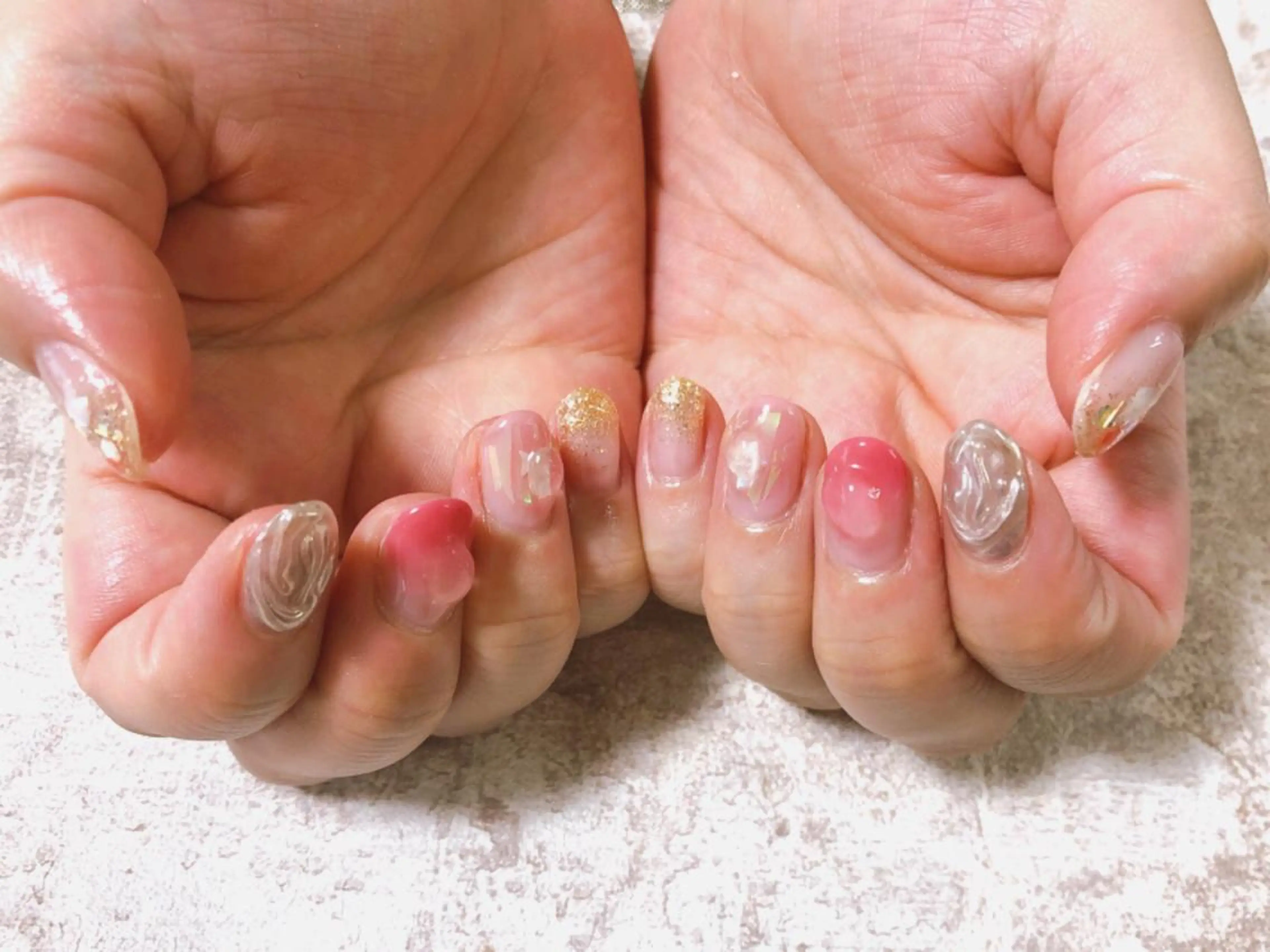 ネイル ニュアンスネイル kiki nail 二子玉川のネイルデザイン