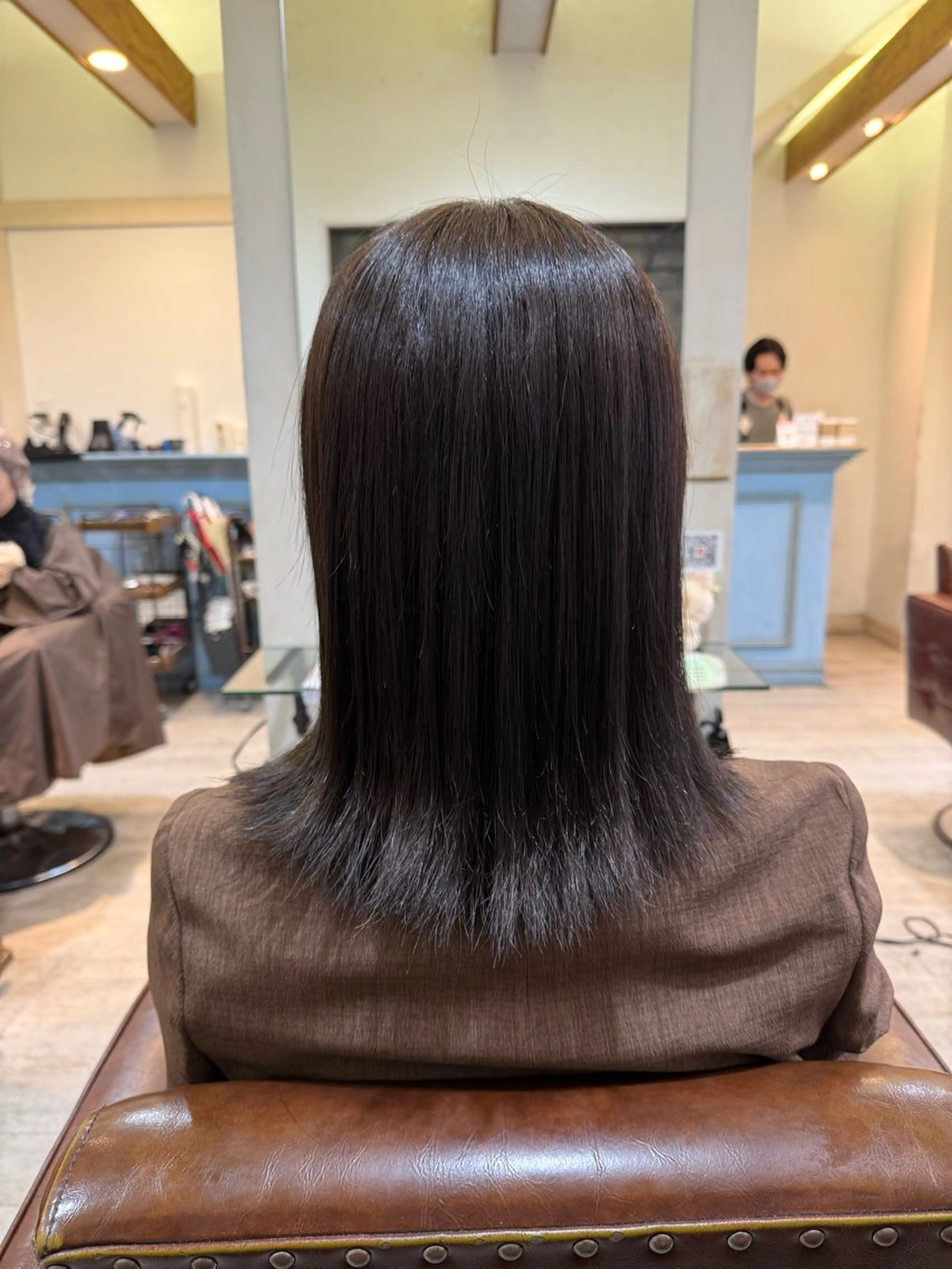 ミディアム ヘアカラー 北崎 颯のヘアスタイル