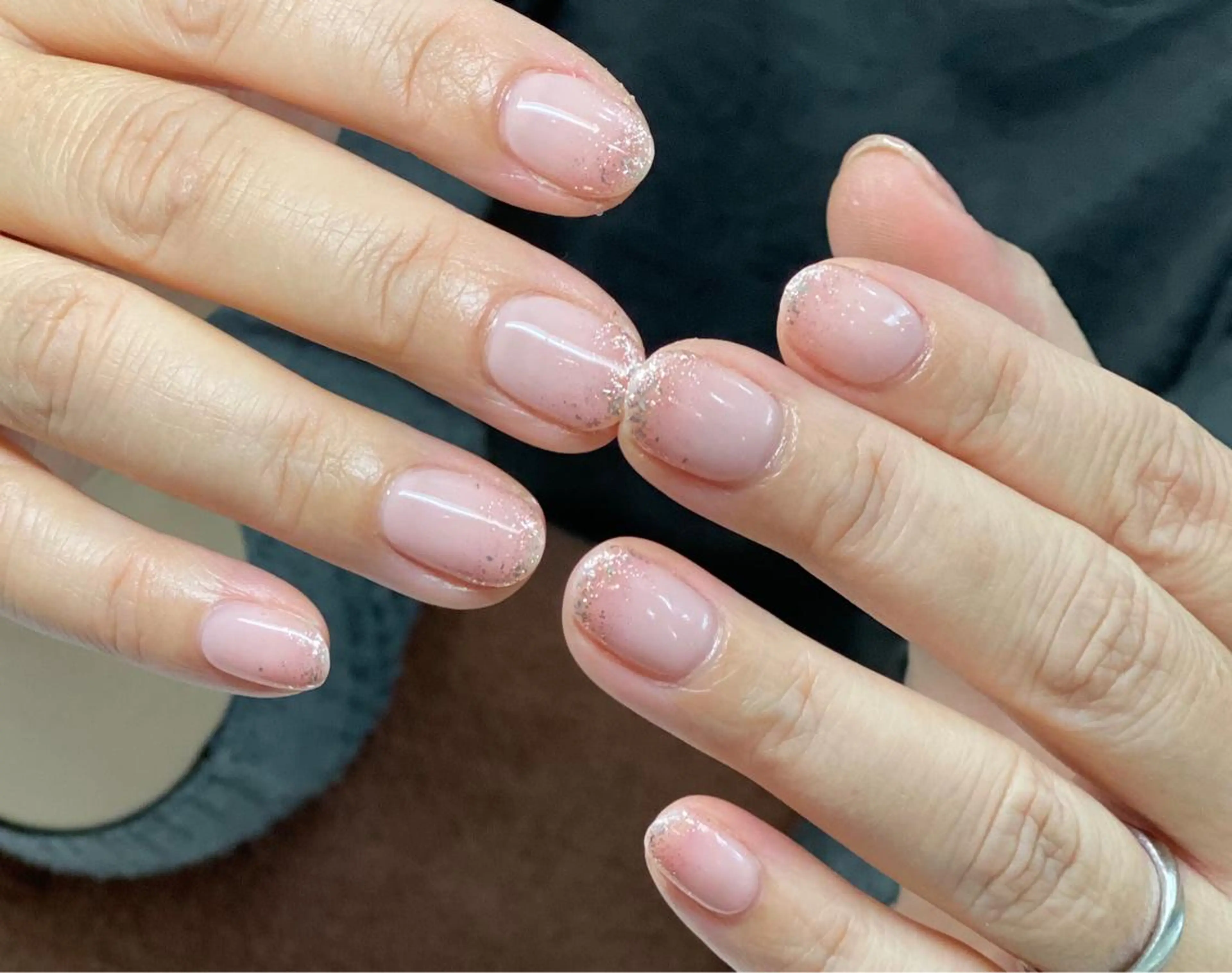 ネイル グラデーション ラメ(グリッター) ラメグラデーション eyelash & nail  AN所属・eyelash & nail  ＡＮのマツエク・マツパデザイン