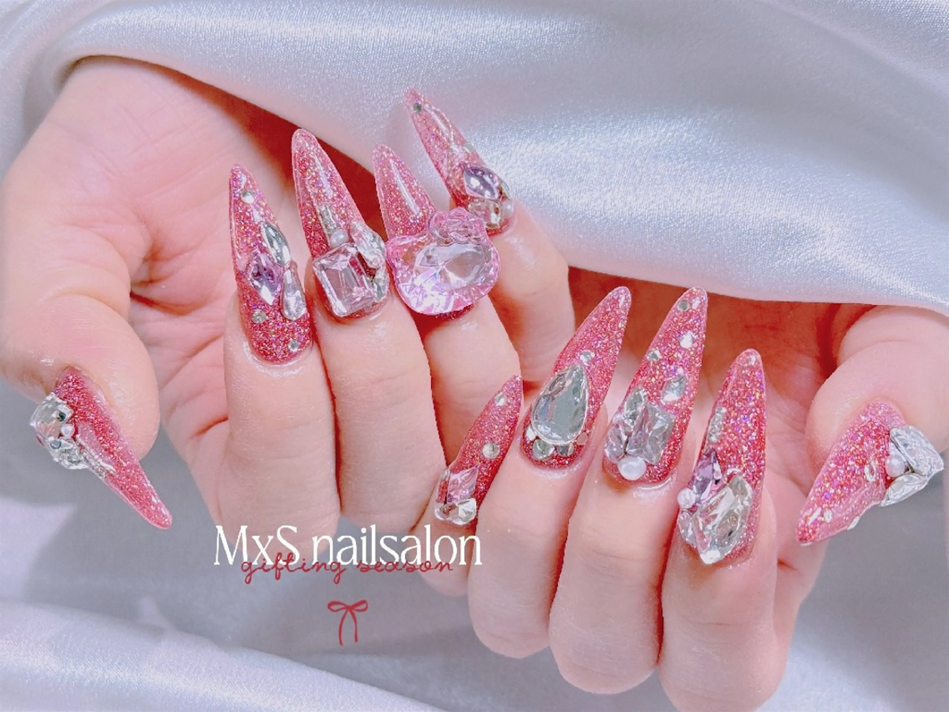 ネイル ハンドネイル MxS Nail 【長さだし/フィルイン/マグネット/ワンホンネイル/韓国ネイル/パラジェル】所属・M×S Nail みなのネイルデザイン
