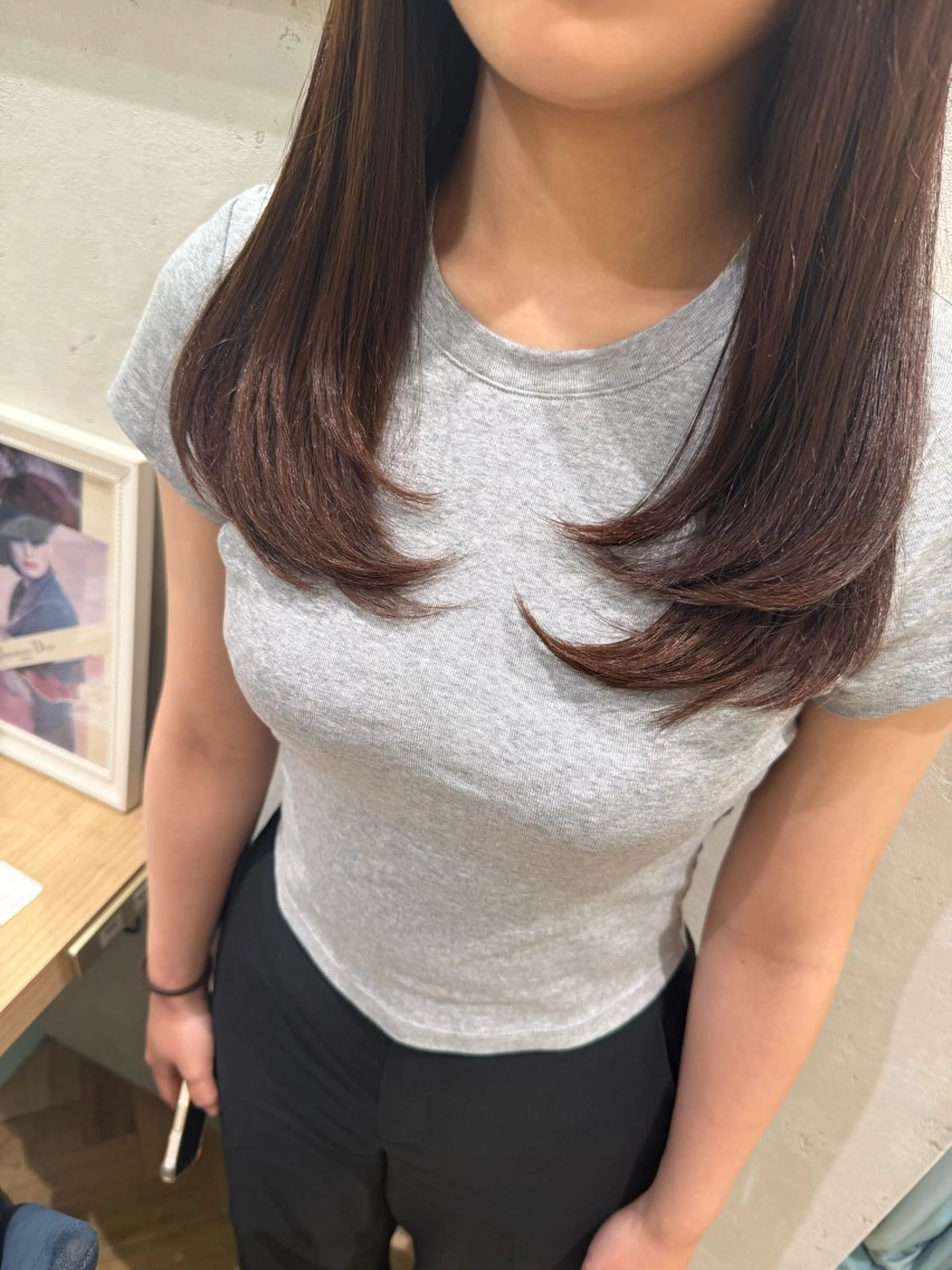 ロング 透明感カラー│ レイヤーヘア中居美樹のヘアスタイル