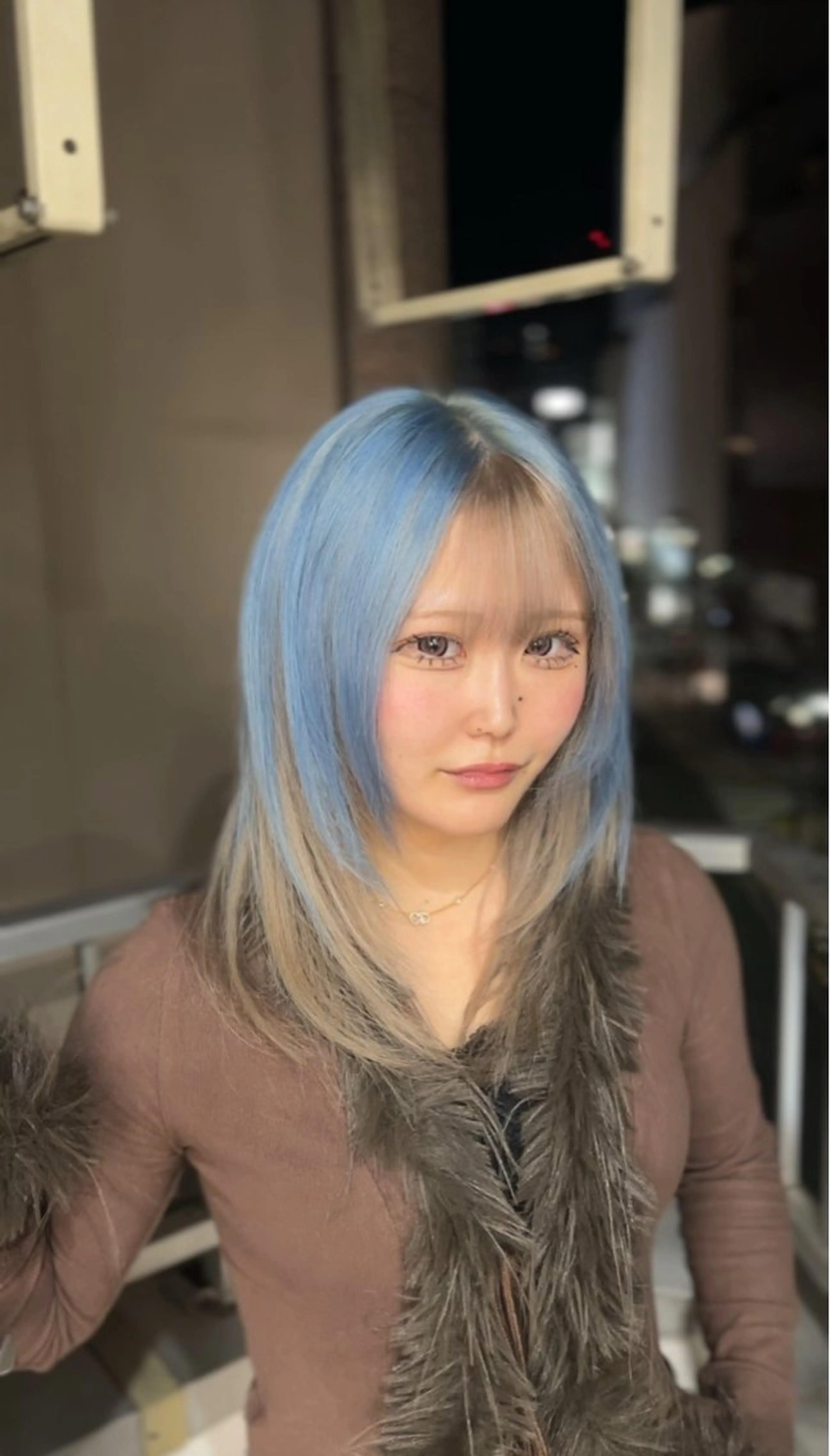 【顔まわり、ワンホンレイヤー】の写真