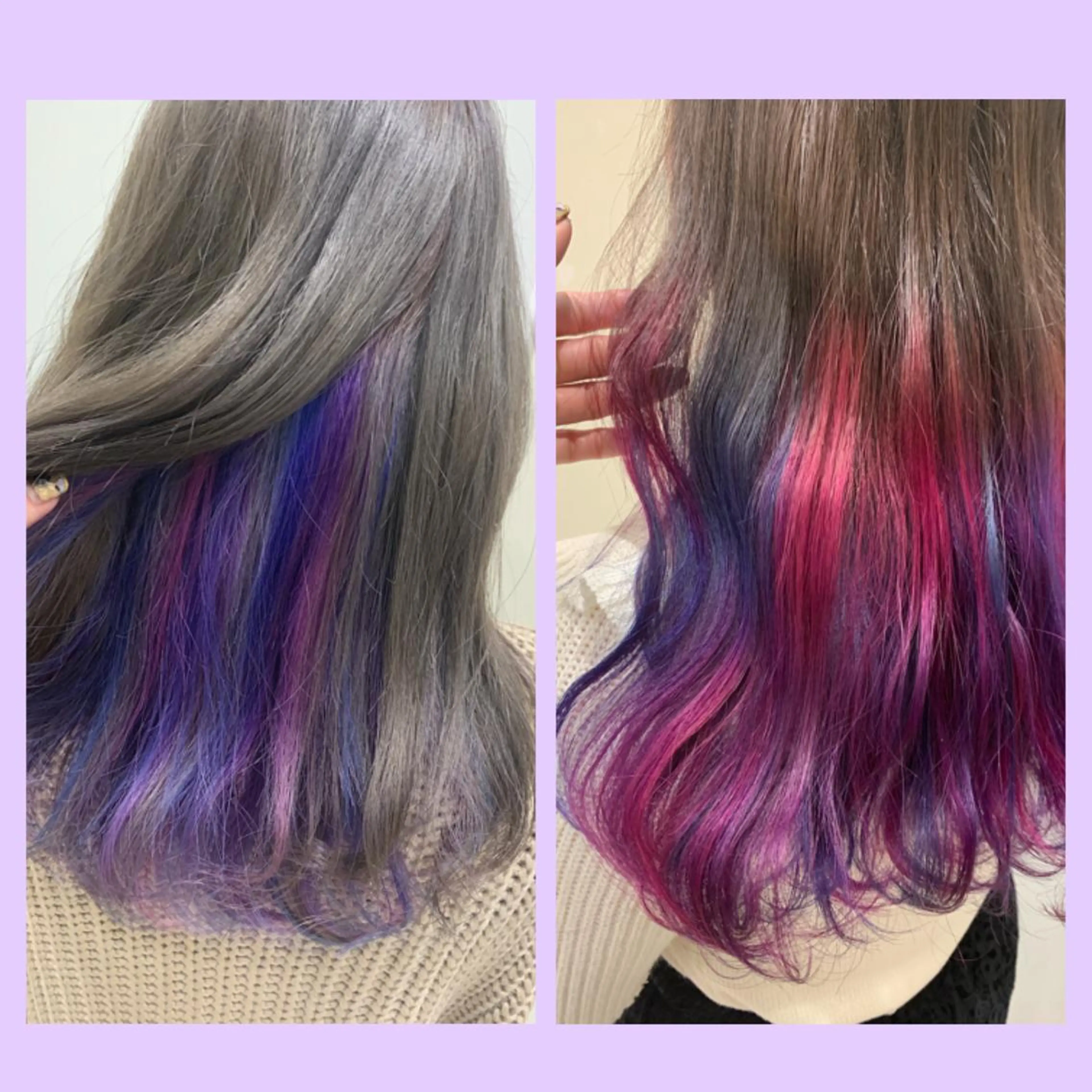 ミディアム カラー ヘアアレンジ ブリーチ ダブルカラー グラデーションカラー グレージュ インナーカラー EMANON新宿東口所属・新宿駅近♡個室 ♡関口三都季🌜のヘアスタイル