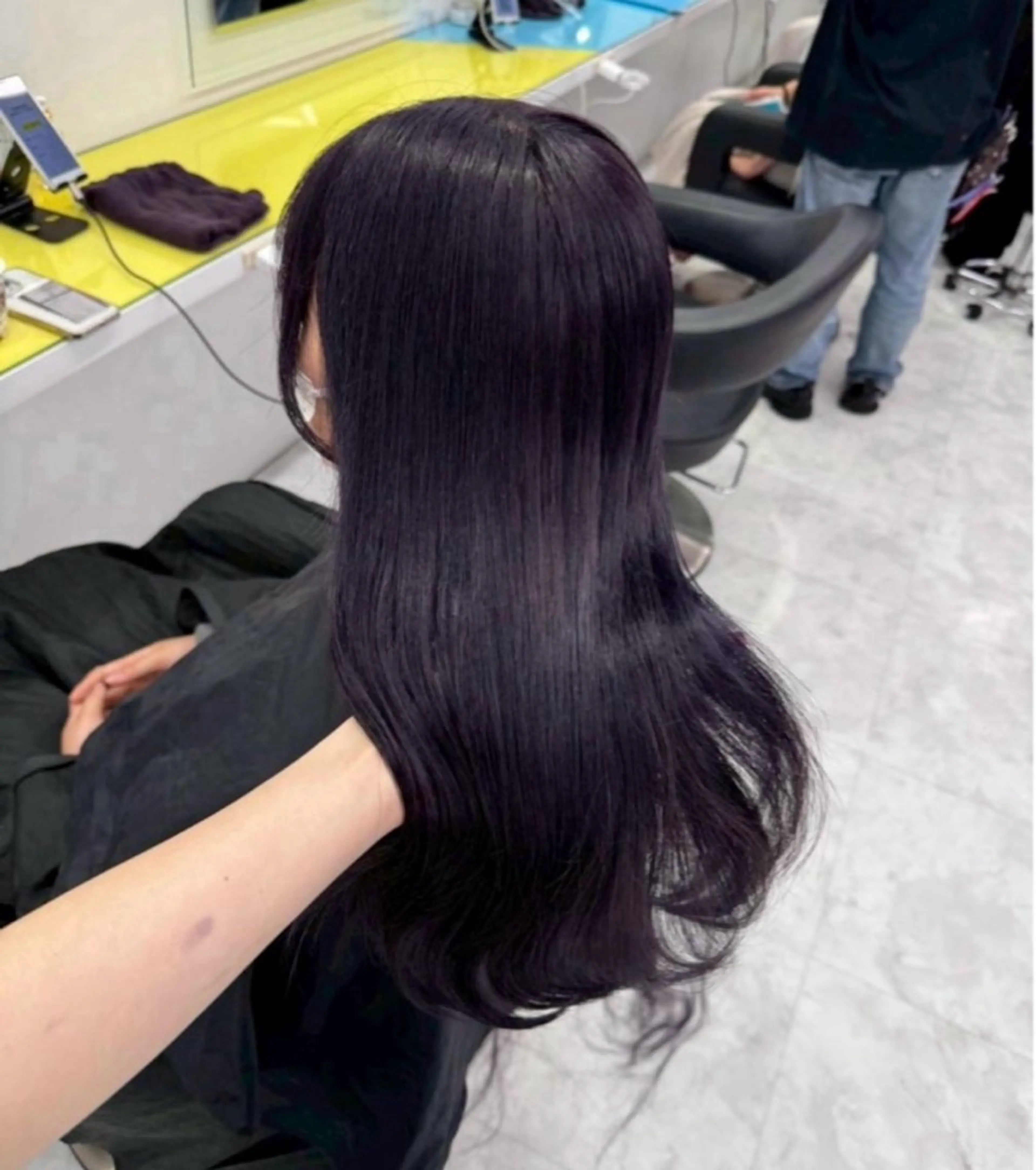 ロング ヘアカラー miku/ラベンダー 透明感カラー🪻❤︎のヘアスタイル