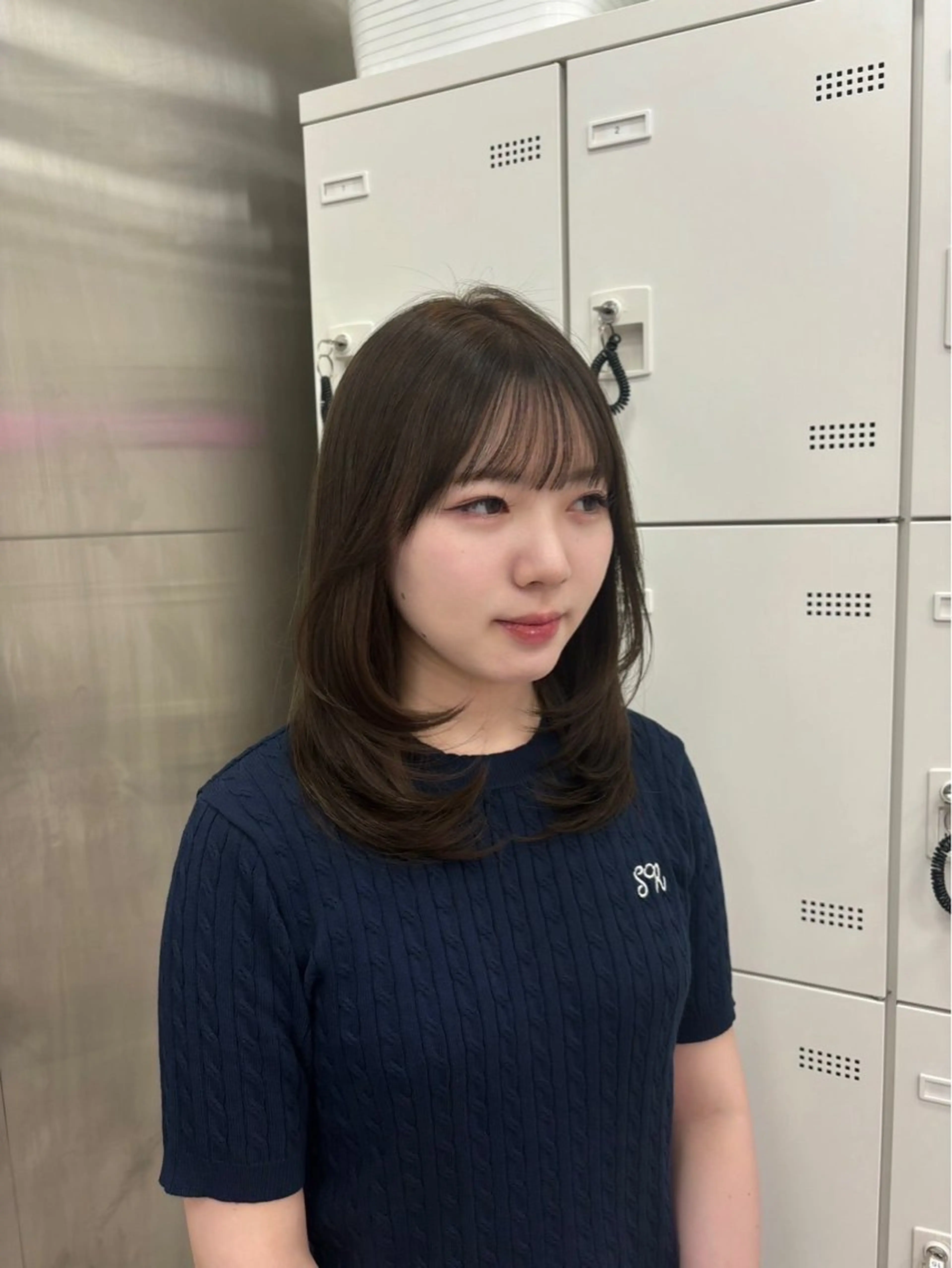 ミディアム カラー 💖上品なトレンド 韓国ヘア💖りくのヘアスタイル