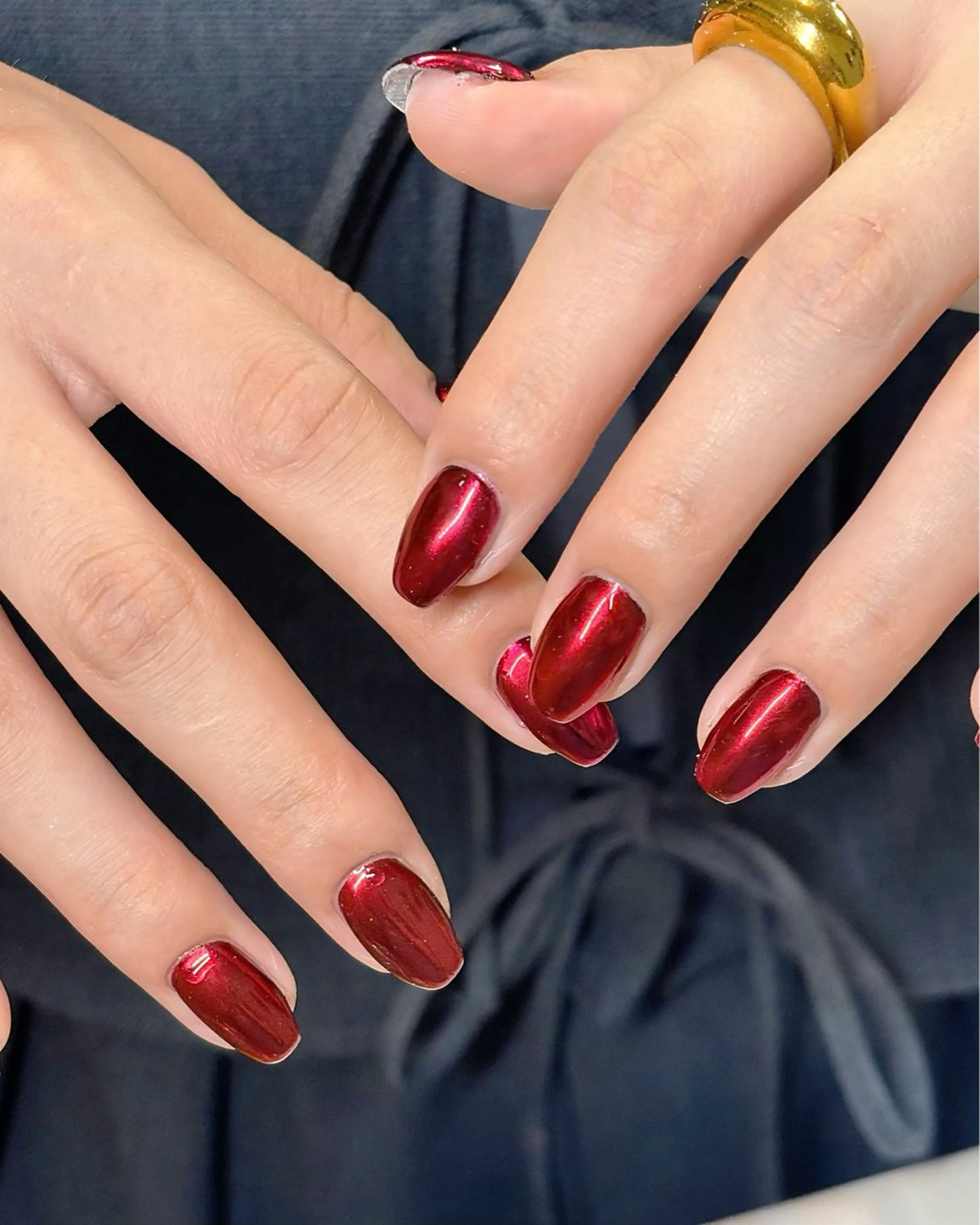 ネイル マグネットネイル ミラーネイル ハンドネイル 🫧OPELIA NAIL渋谷🫧のネイルデザイン