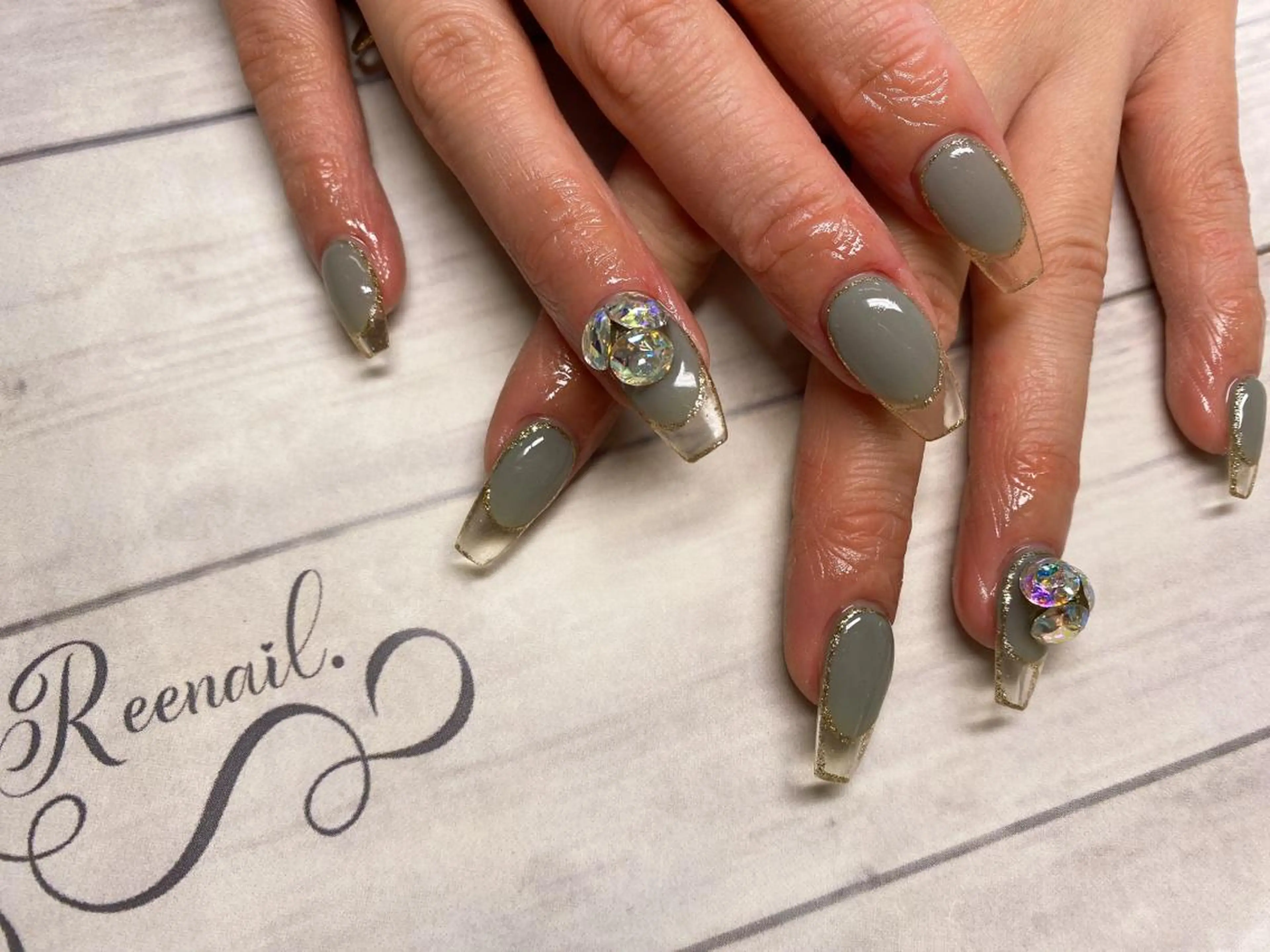 クリアフレンチ💅💗(オフなし)の写真