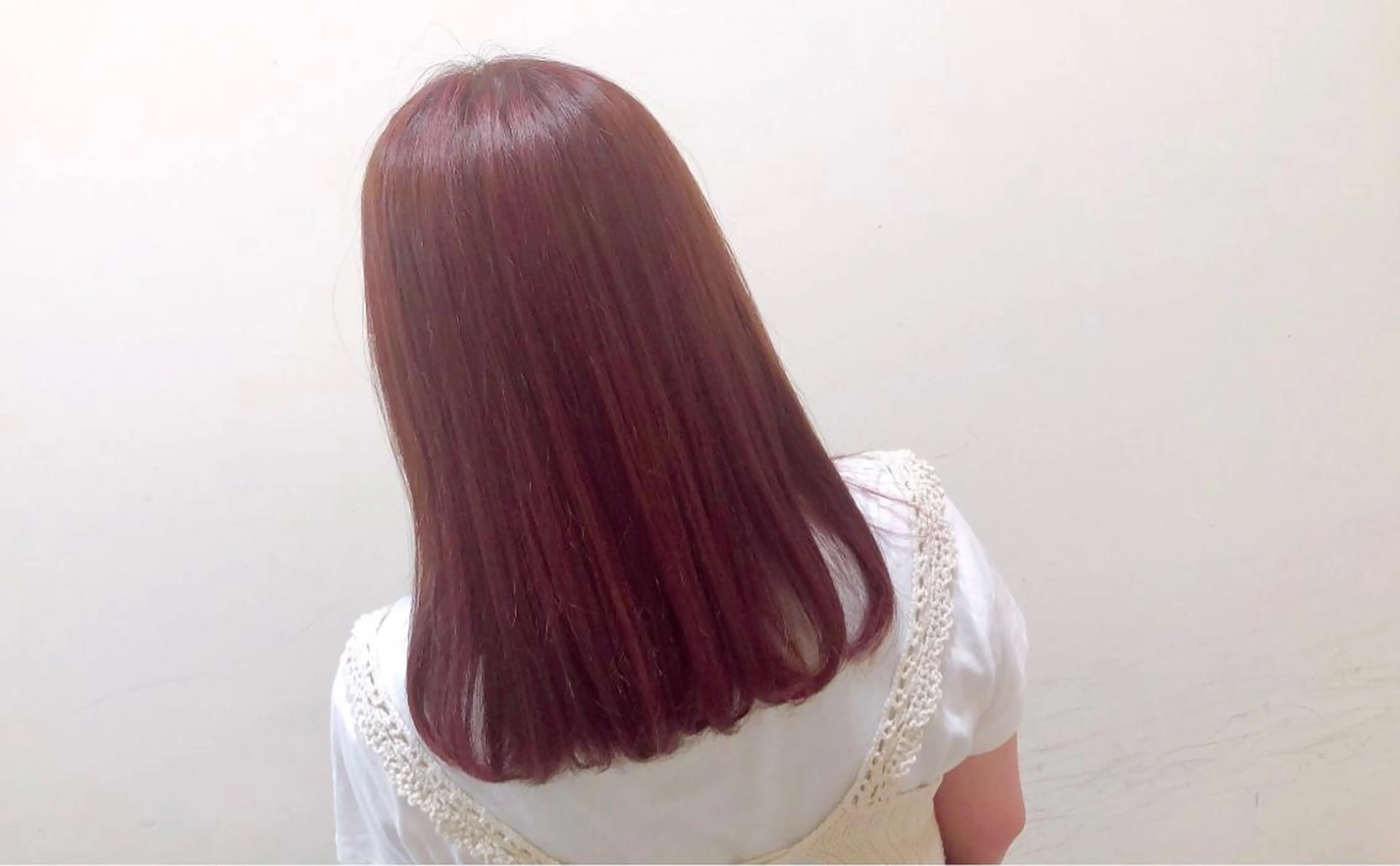 セミロング カラー ブリーチ ブリーチなしカラー 髪質改善 🎖さえきはるかのヘアスタイル