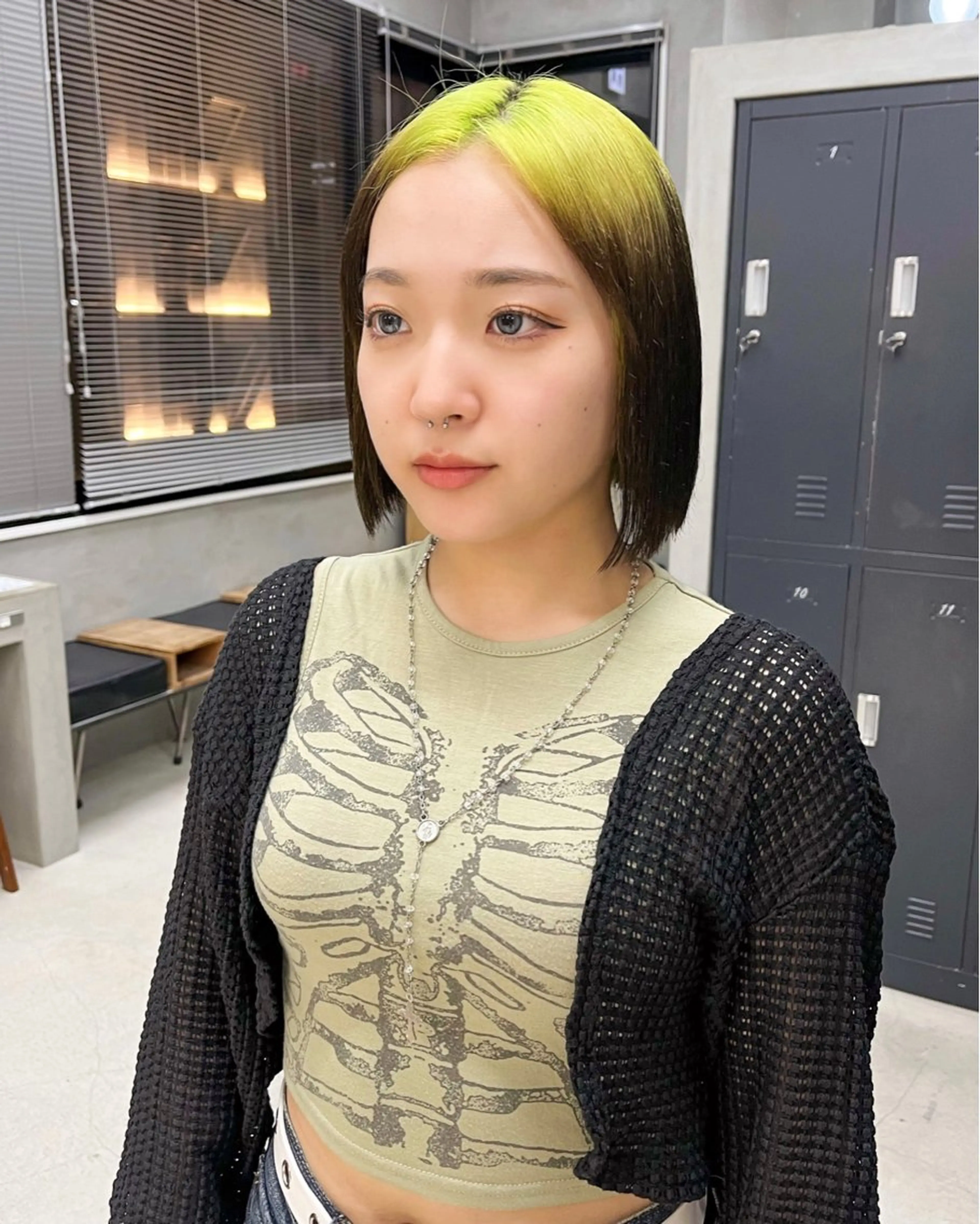 ショート カラー ボブ 村田 春歌のヘアスタイル