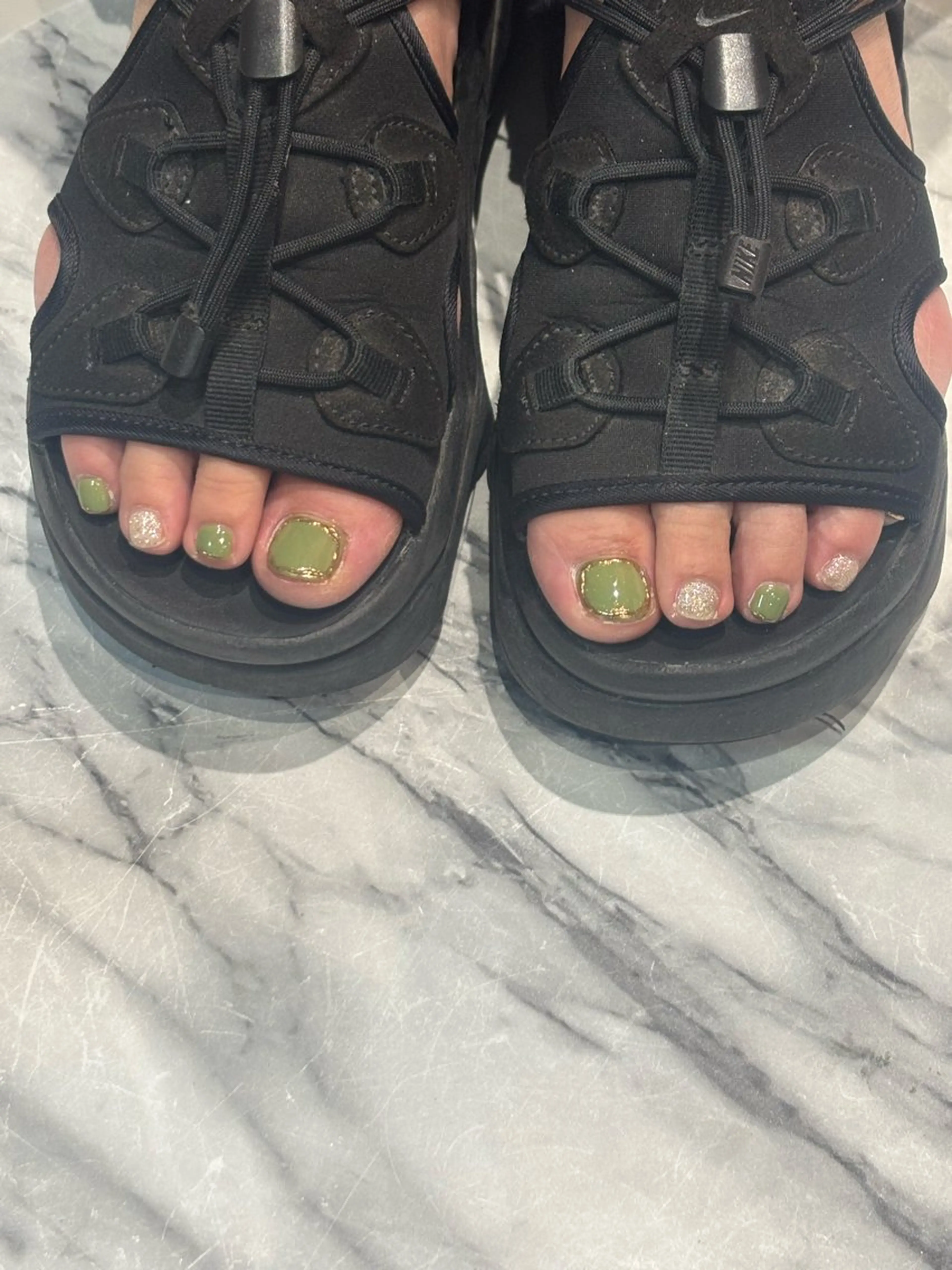 【付け替え無し】✨ワンカラーフット✨の写真