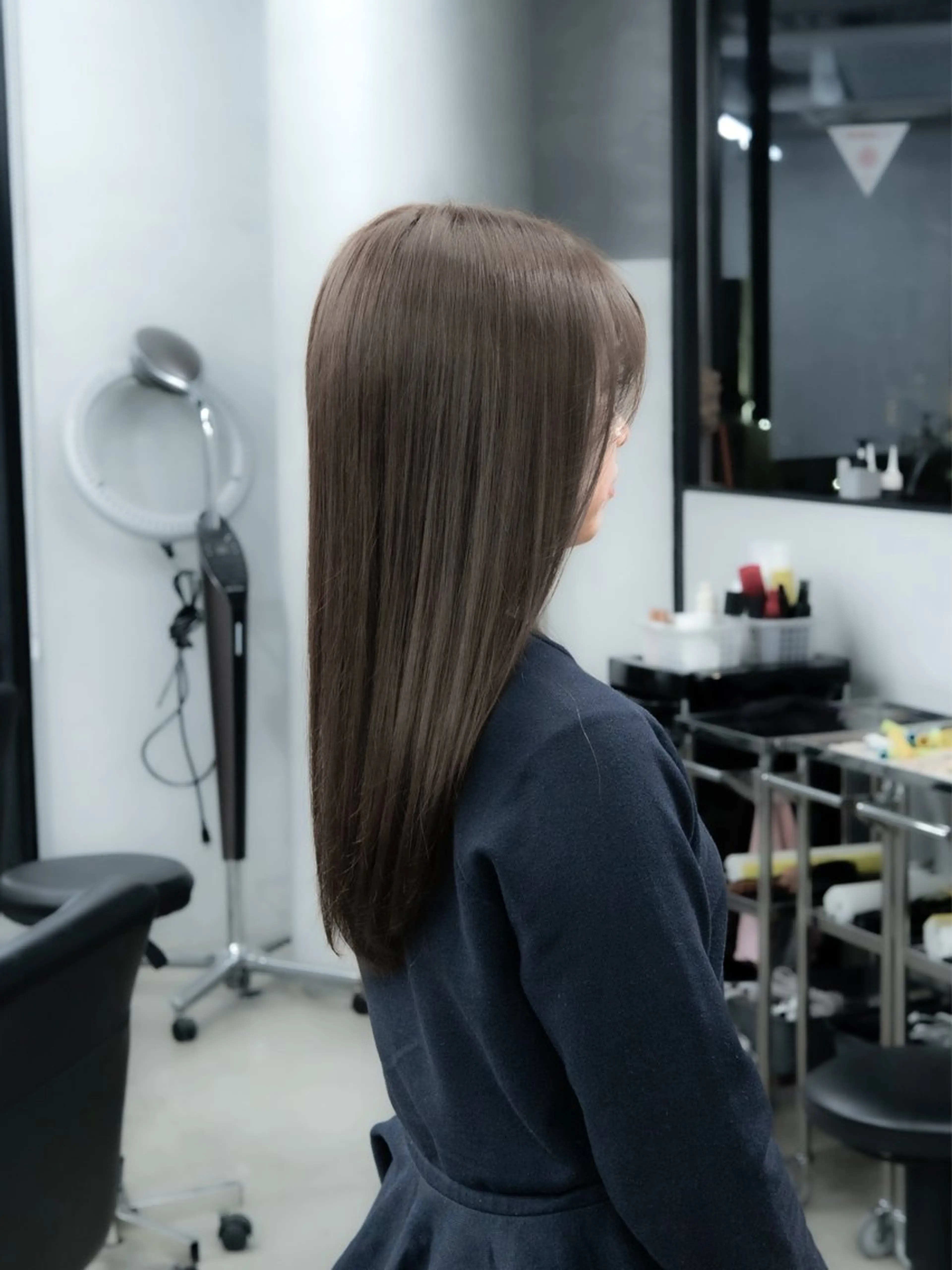 セミロング カラー ブラウンカラー 透明感カラー トリートメント トリートメント 🦋髪質改善/艶髪 /カラー/go🦋のヘアスタイル