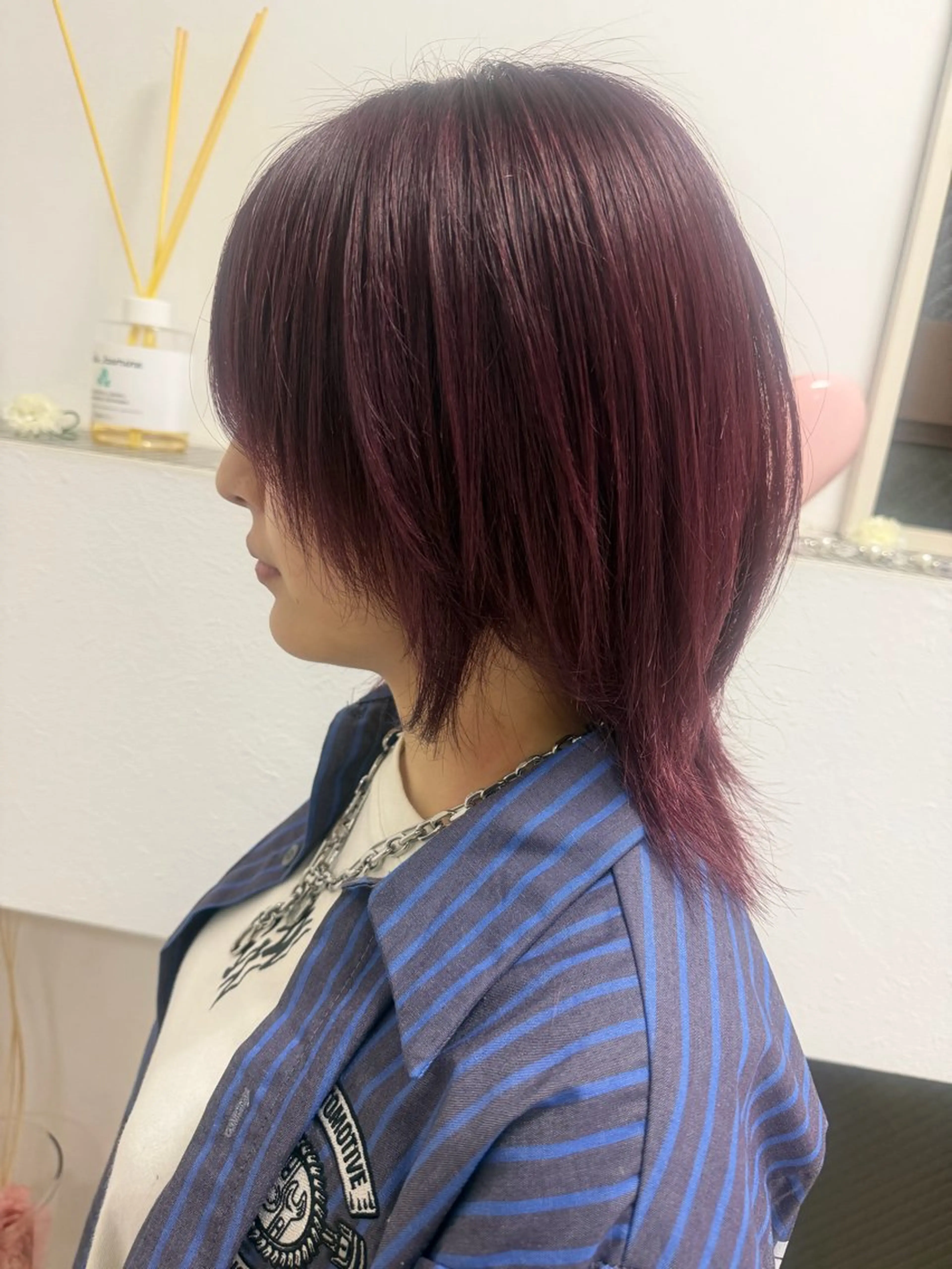 ミディアム カラー レッドカラー ヘアカラー appeler所属・Appeler Kana yのヘアスタイル