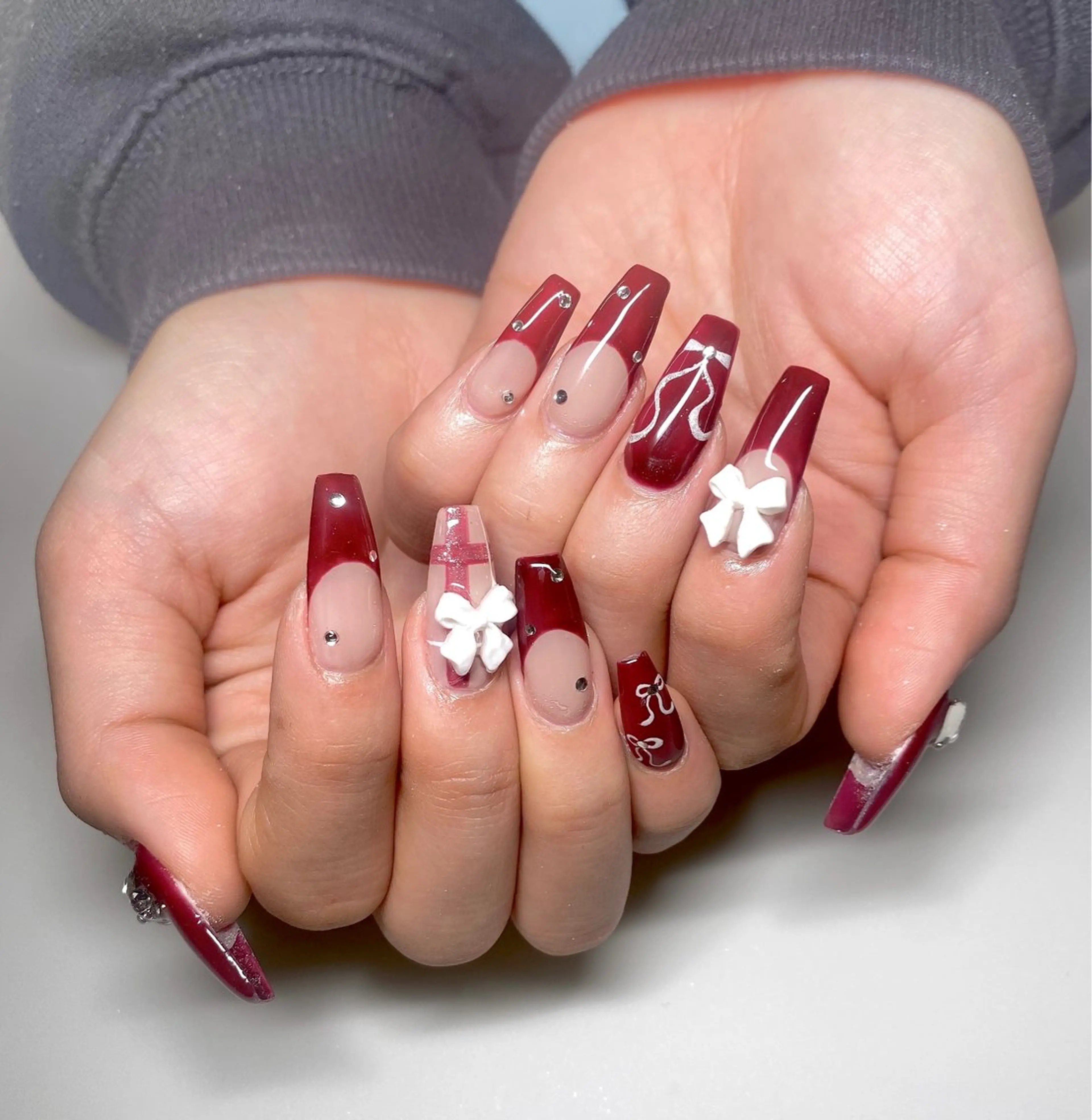 ネイル リボン salon Dahlia所属・サロンダリア Naoのネイルデザイン