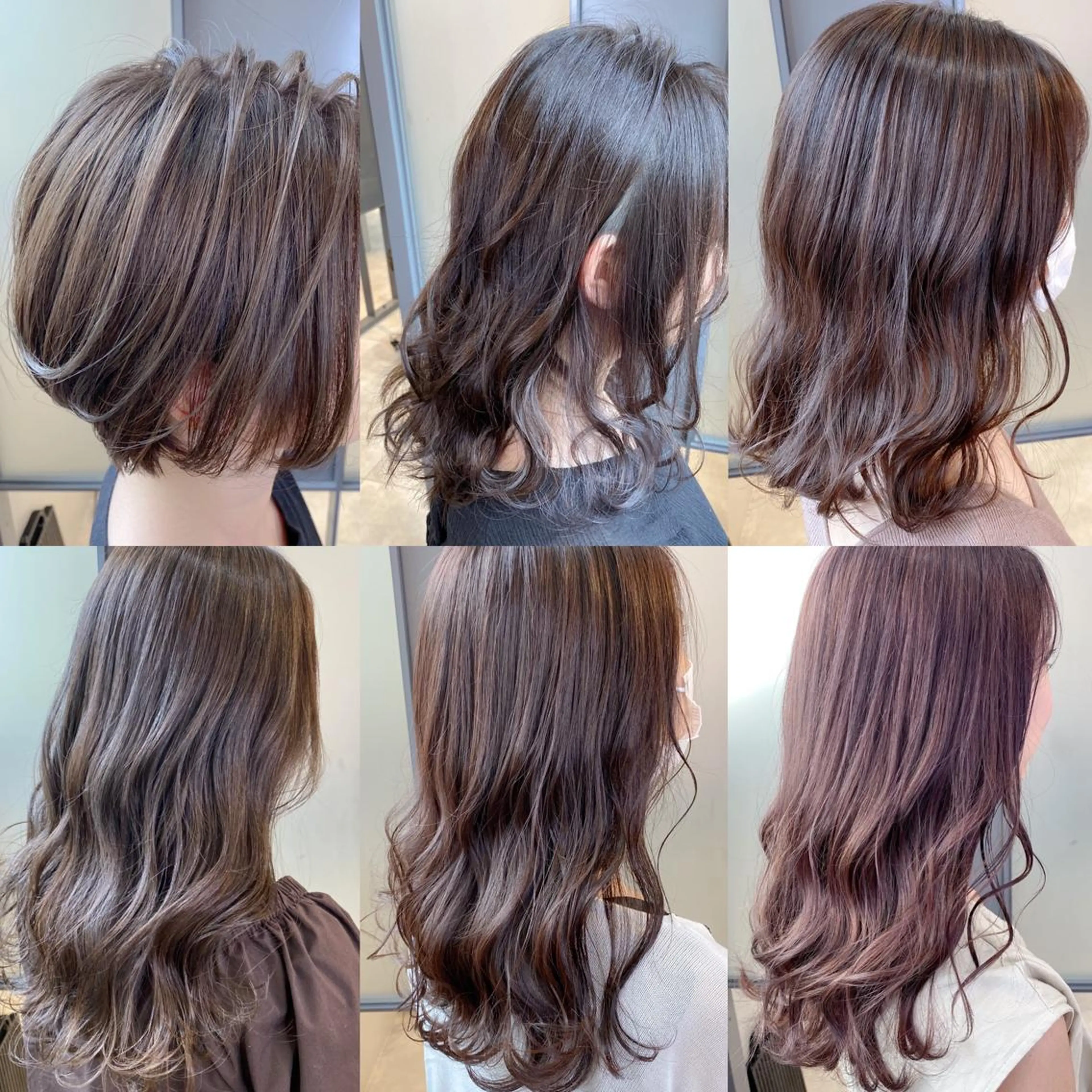 セミロング カラー ラベンダーカラー SALOWIN神戸三宮East店所属・【透明感、艶髪】西村 有司のヘアスタイル