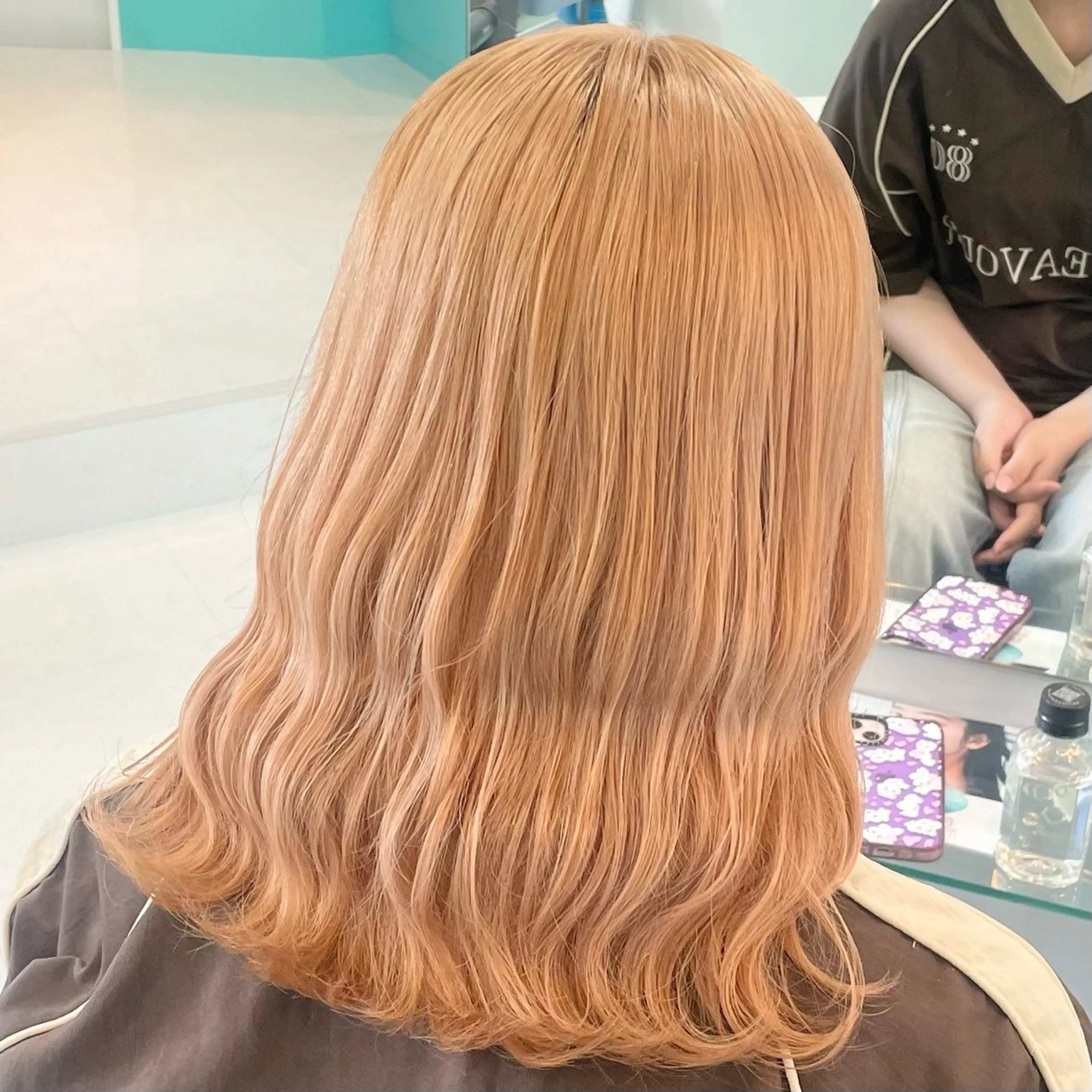 ミディアム カラー ピンクカラー Natsuki‎🤍 透明感×艶カラー🫧のヘアスタイル