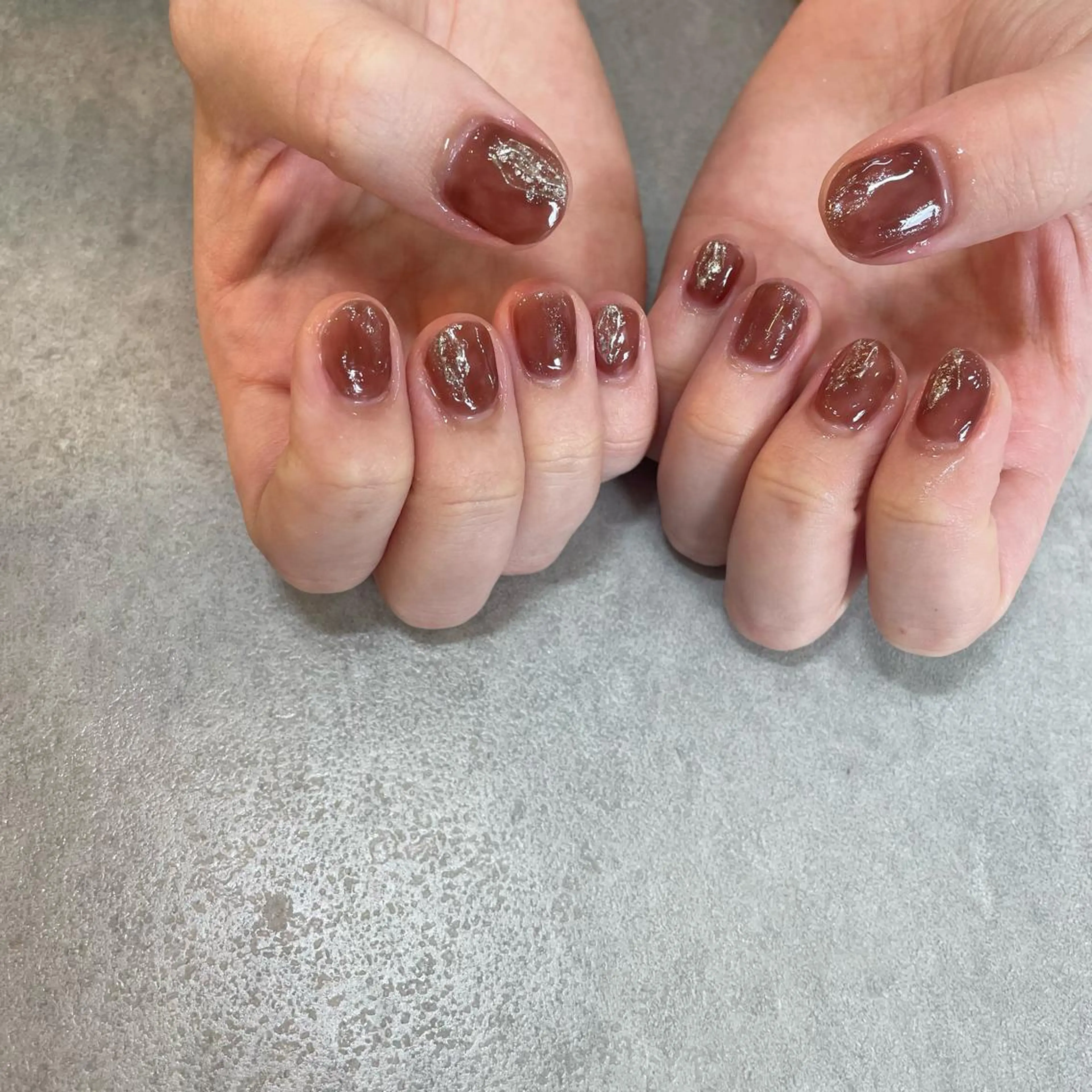 ネイル ブラウン Nail Salon Gummi.のネイルデザイン