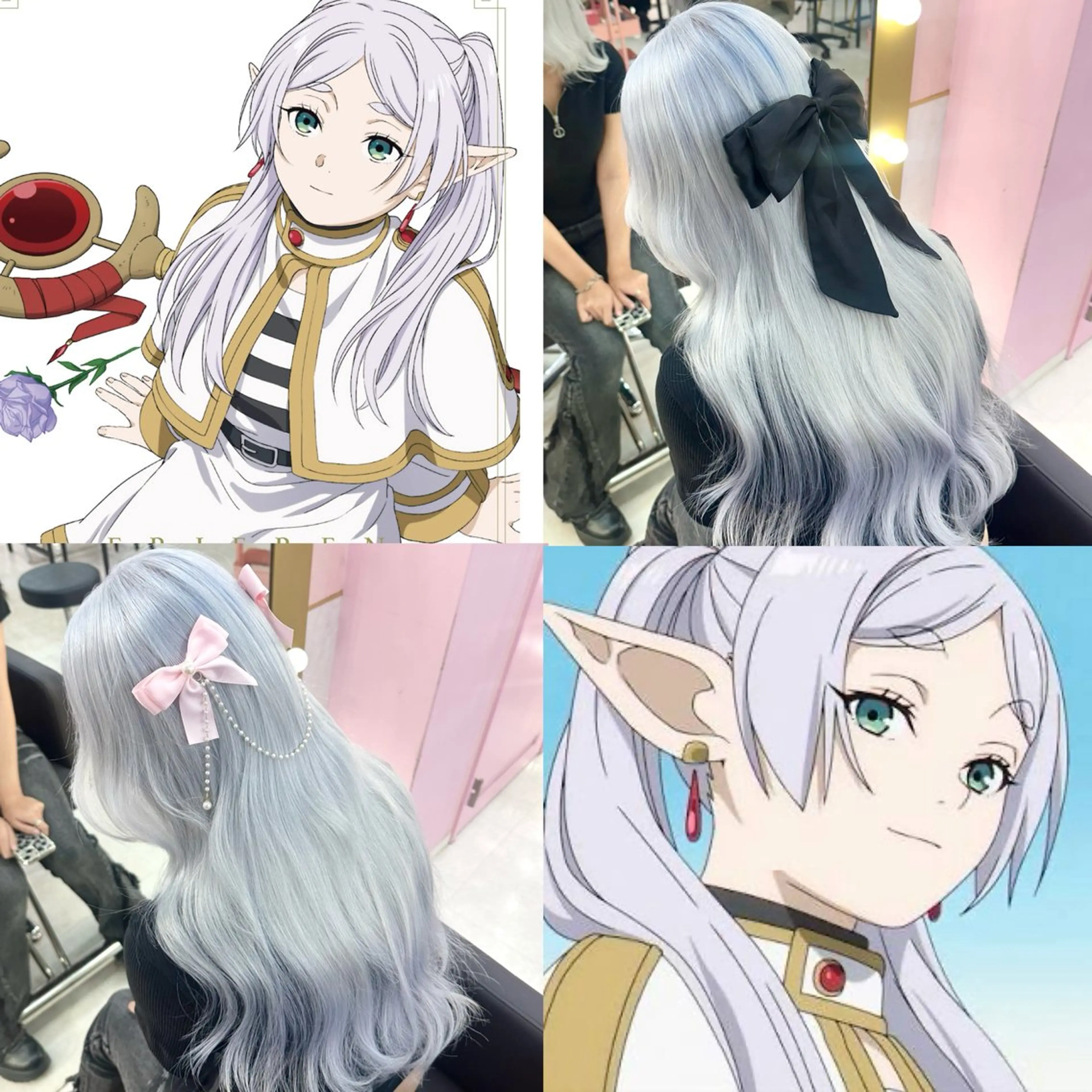 ❤️🔥【髪色明るくしたい人】❤️🔥2回ブリーチ➕+カラー 💭限定32000⇒26000 ホワイト韓国の写真