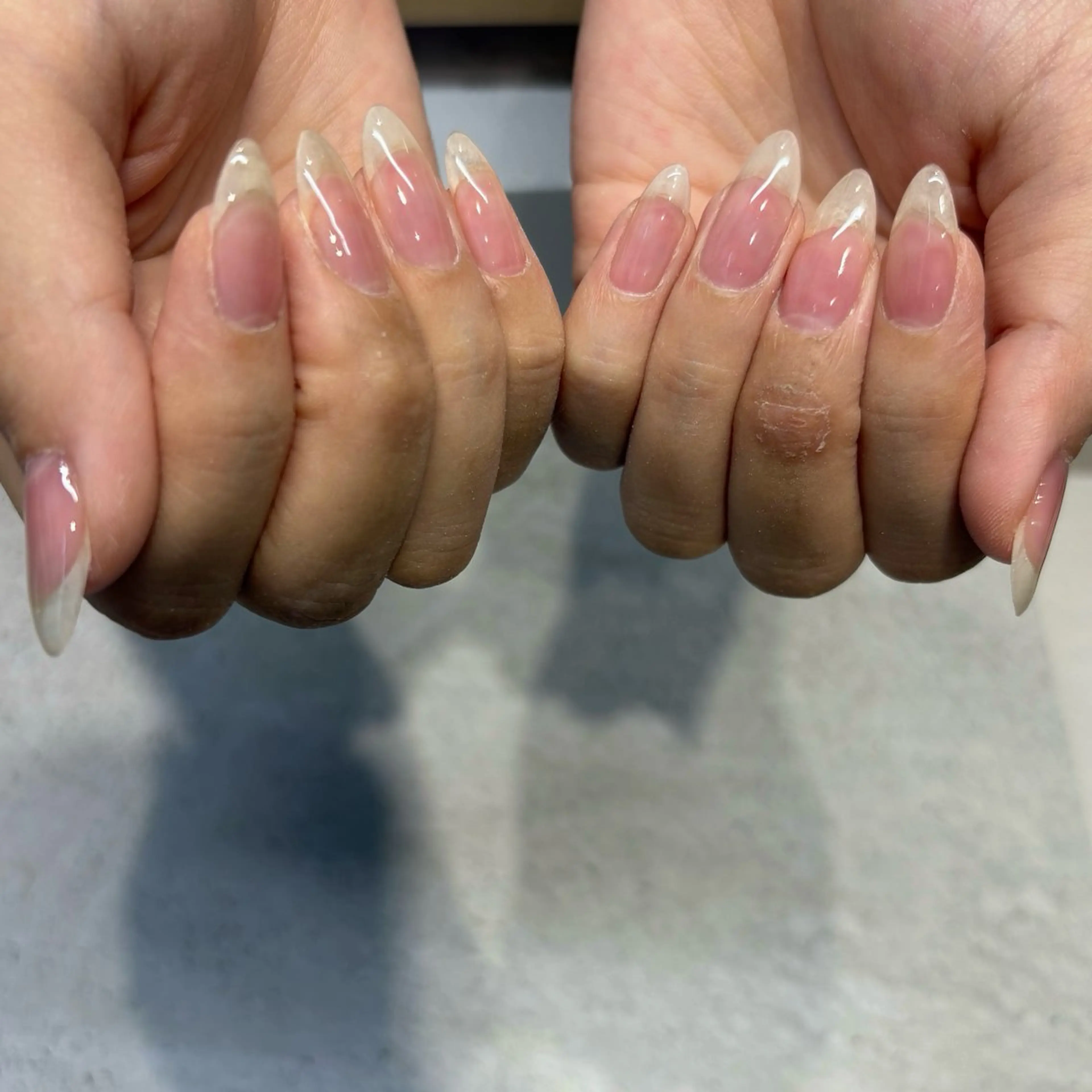 ネイル クリアネイル &robe銀座店 runeのネイルデザイン