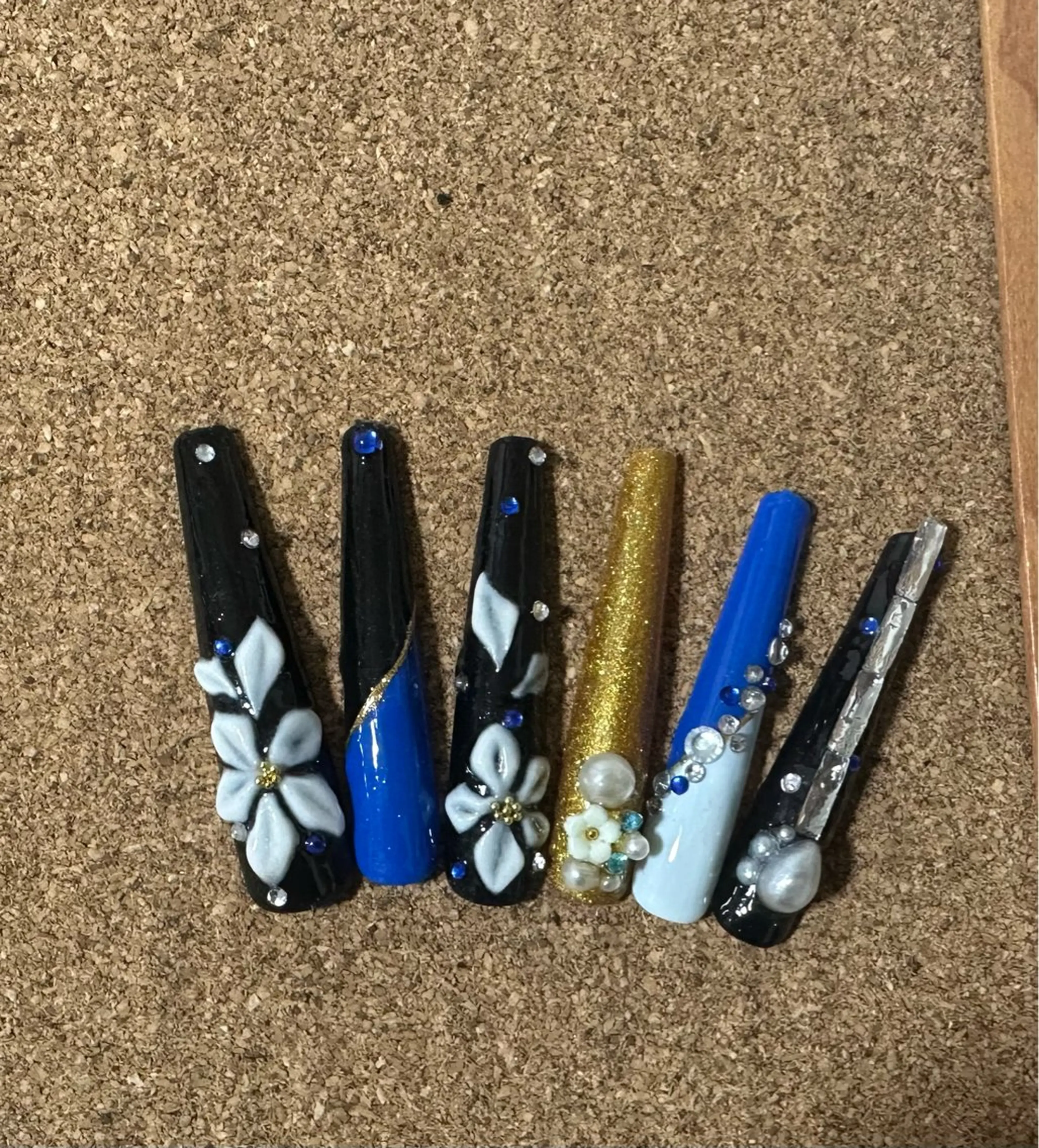 ネイル 成人式 長さ出し ジェルネイル パラジェル スカルプネイル grace グレースのネイルデザイン