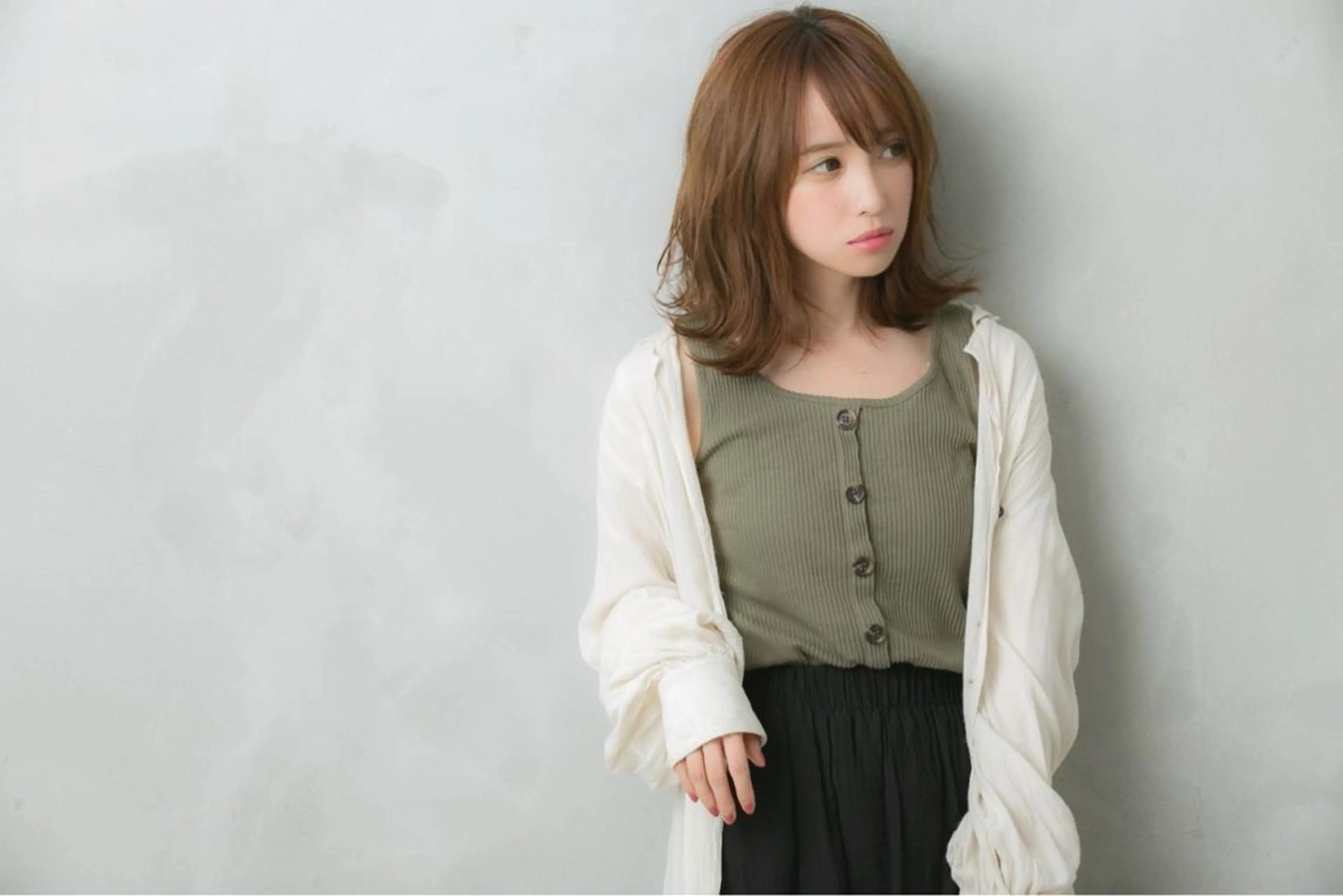 ミディアム ace share salon所属・韓国風パーマ/ 菅沼 成郷のヘアスタイル