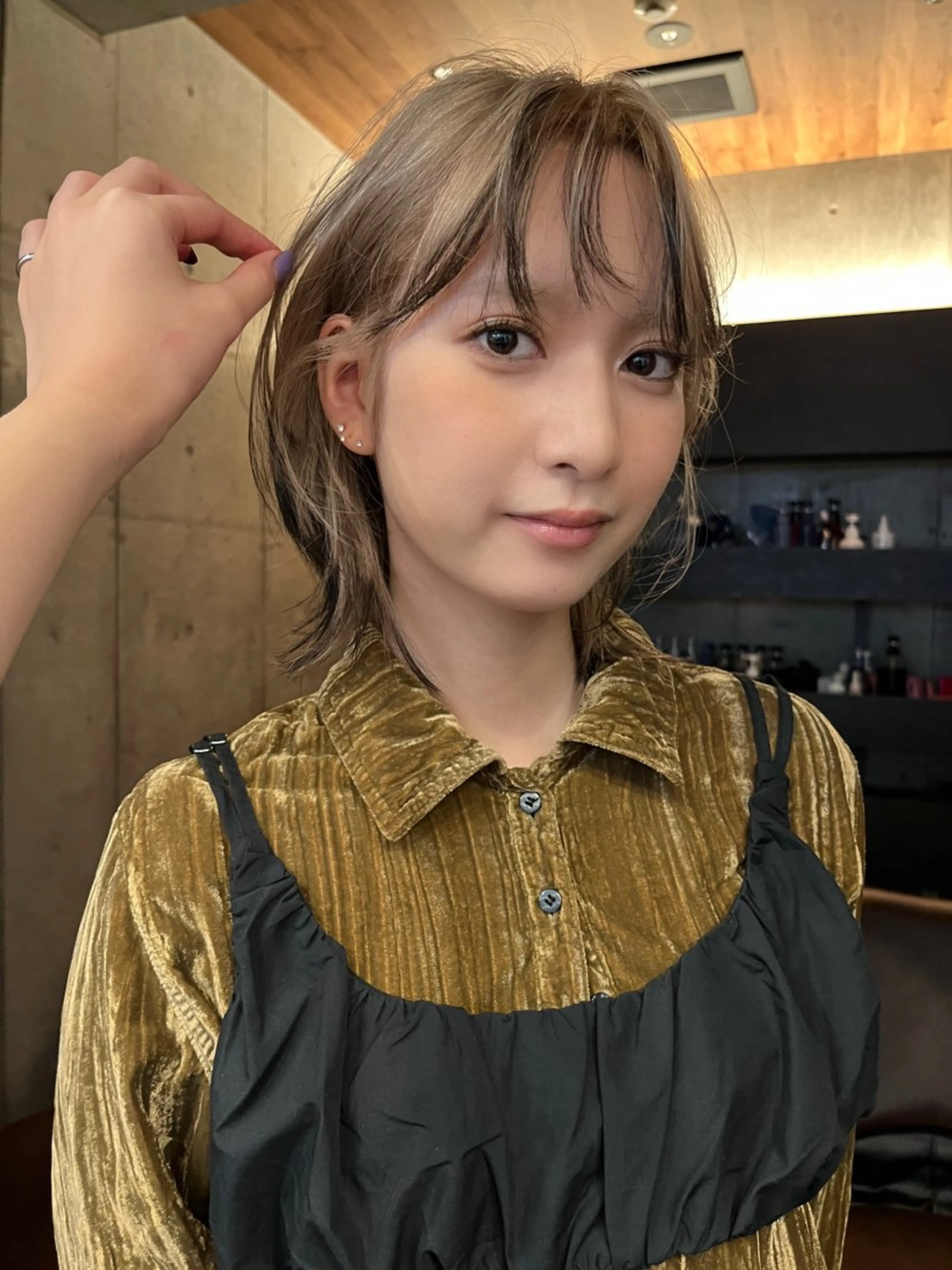 ミディアム NANA/ 暖色カラー/ボブのヘアスタイル