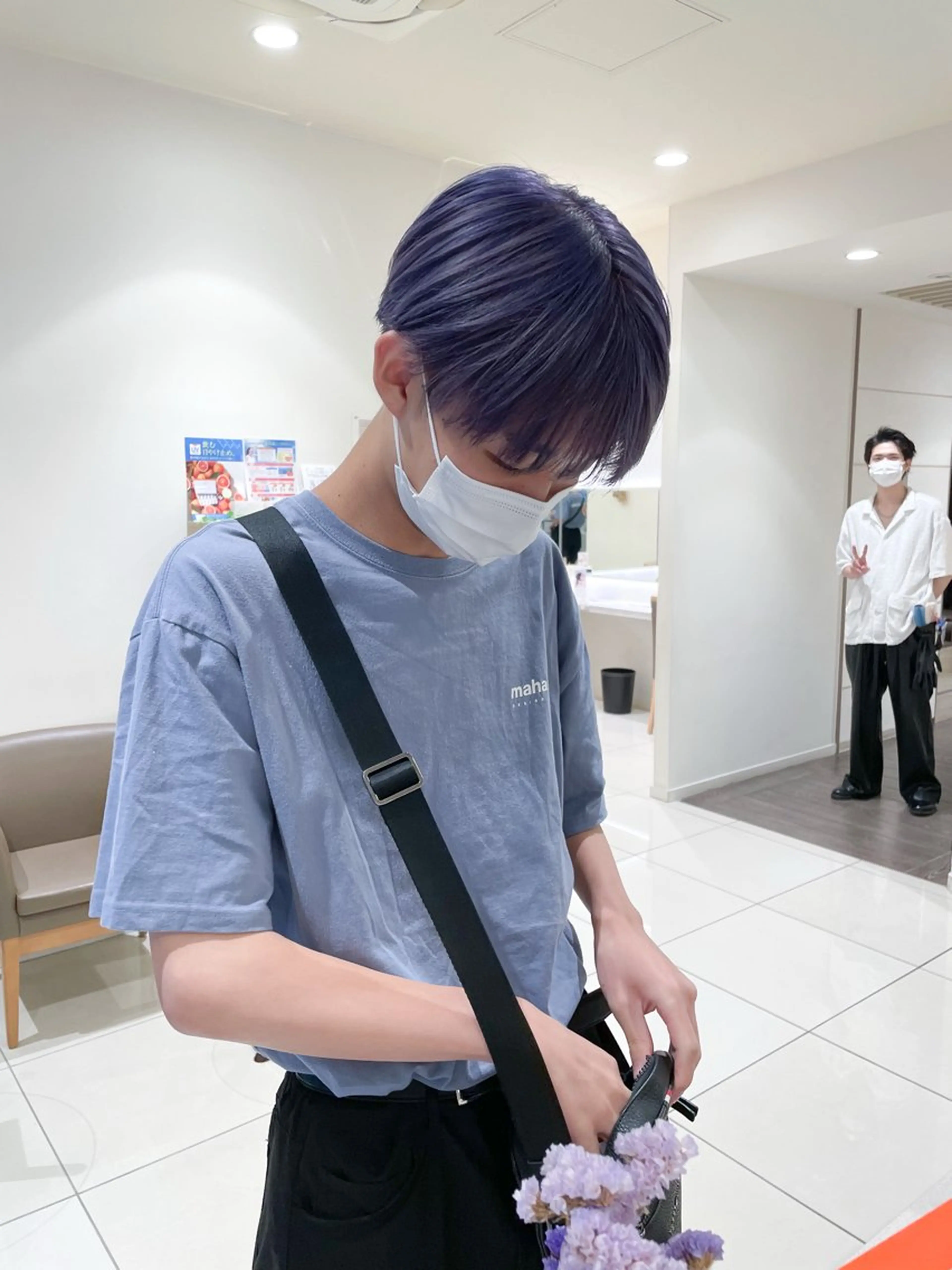 カラー メンズ メンズハイライト／ メンズブリーチカラーのヘアスタイル