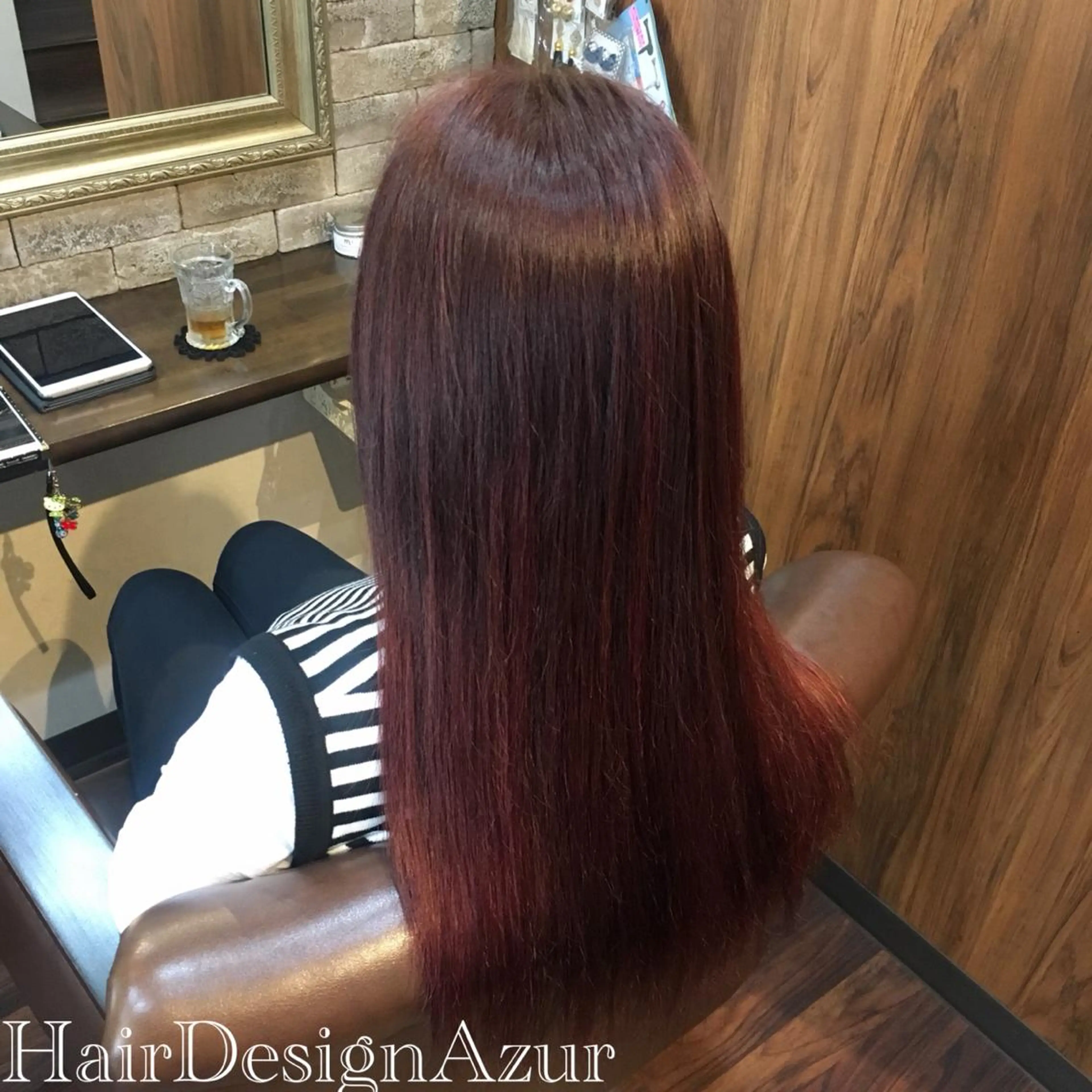 ロング カラー HairDesign Azurのヘアスタイル