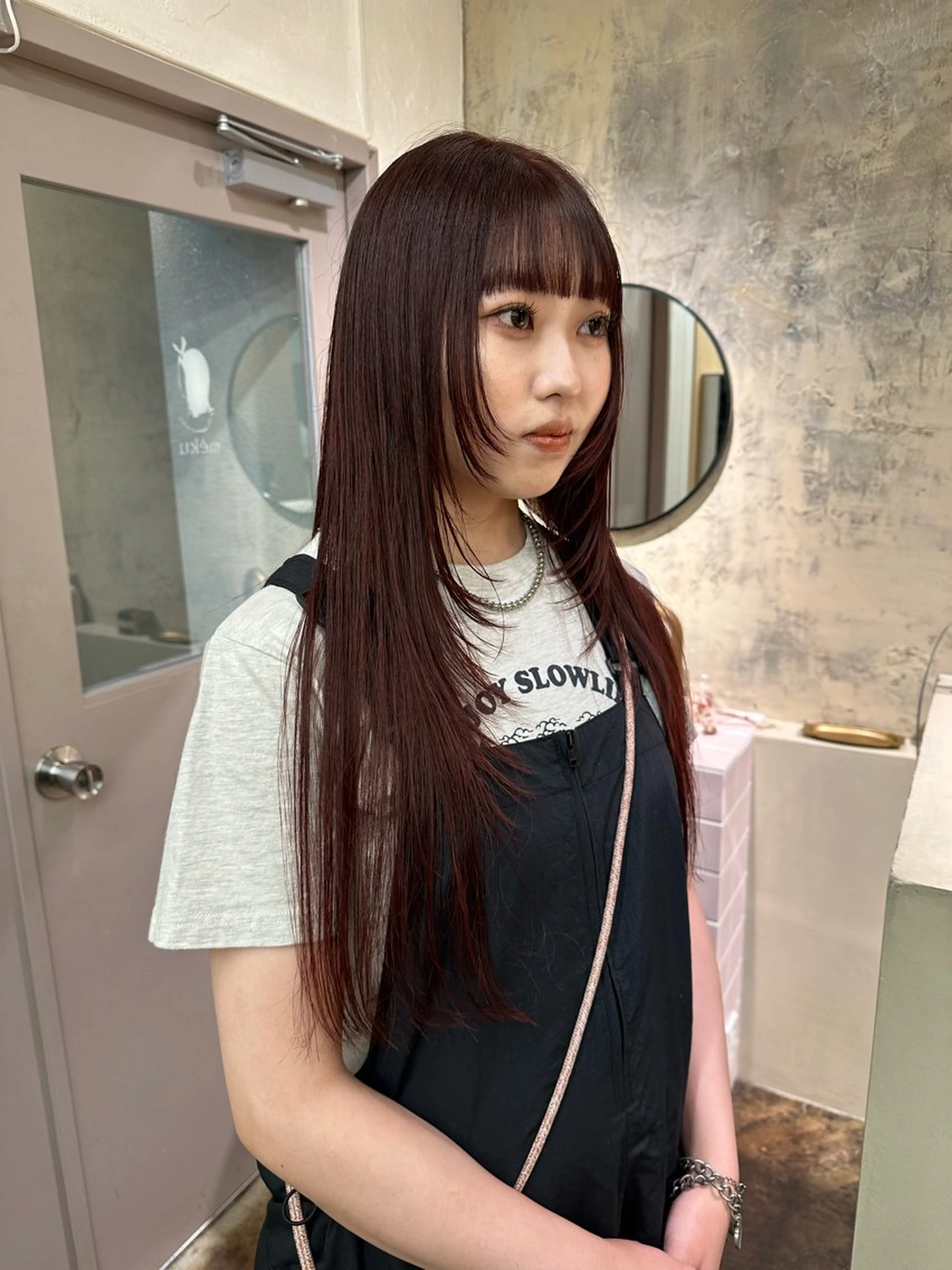 ロング カラー yupi🐈⬛ レイヤー/パーマのヘアスタイル