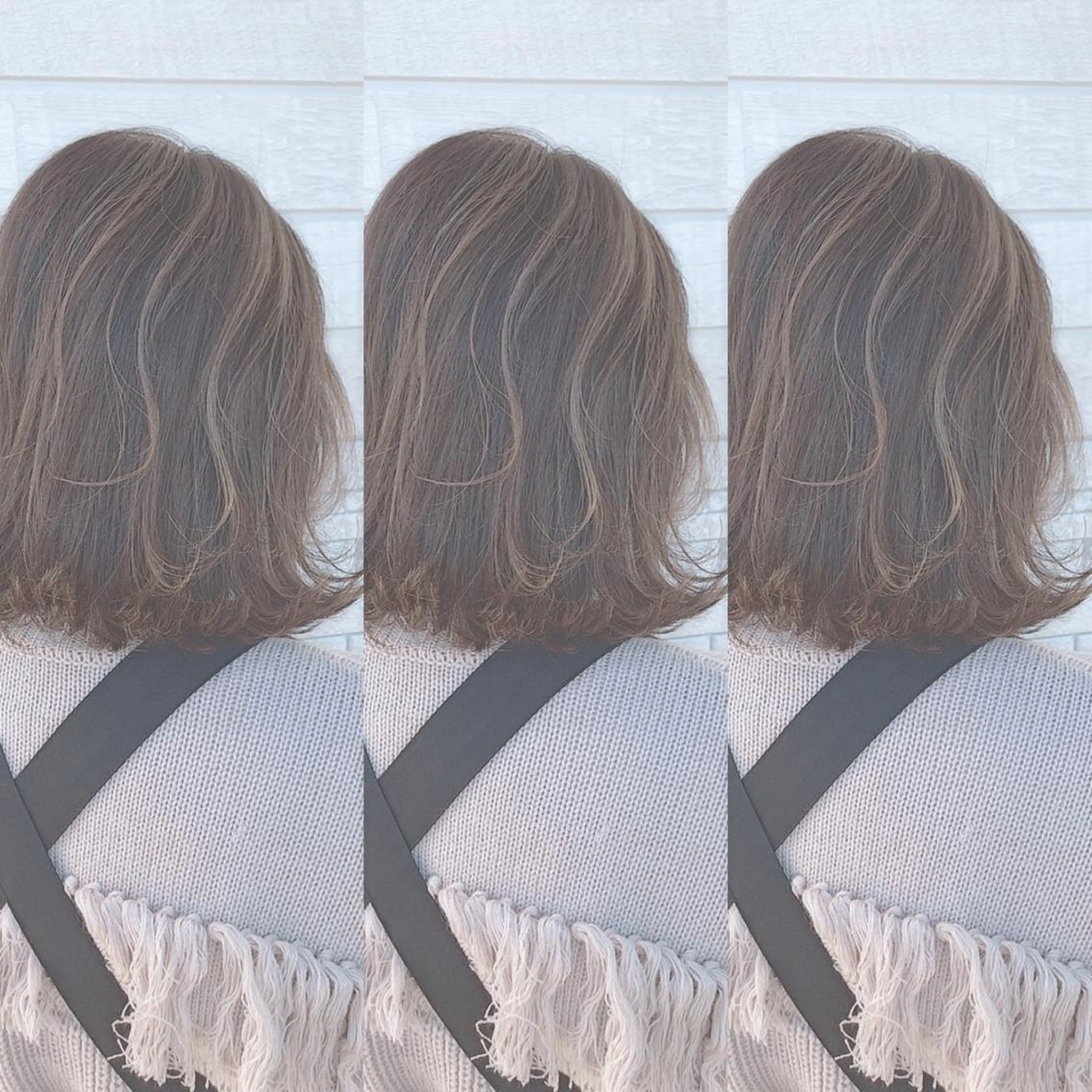 ミディアム カラー ヘアアレンジ 松本 菜那のヘアスタイル