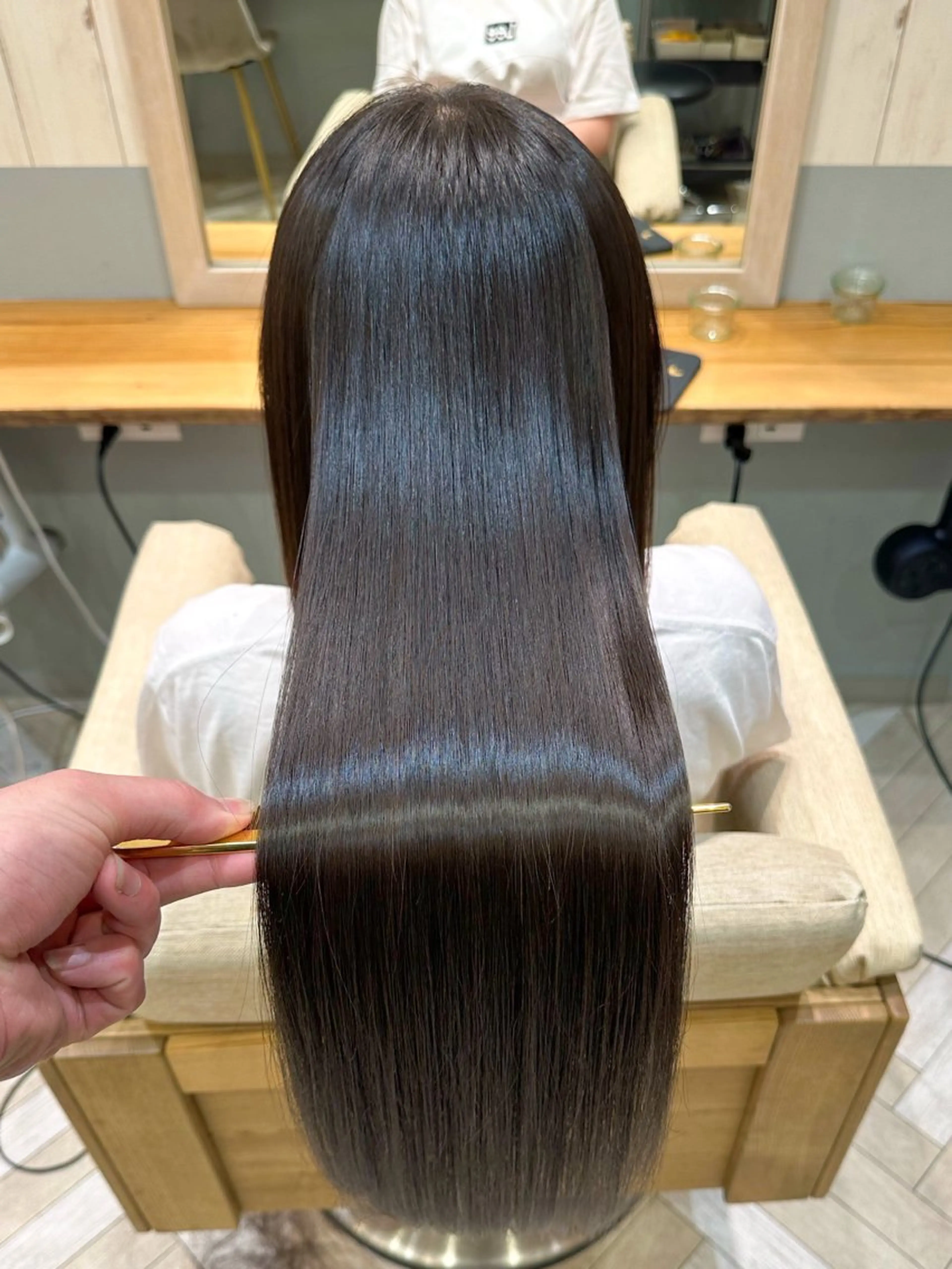 💫縮毛矯正💫➕髪質改善トリートメント💊【髪質改善ストレート】の写真