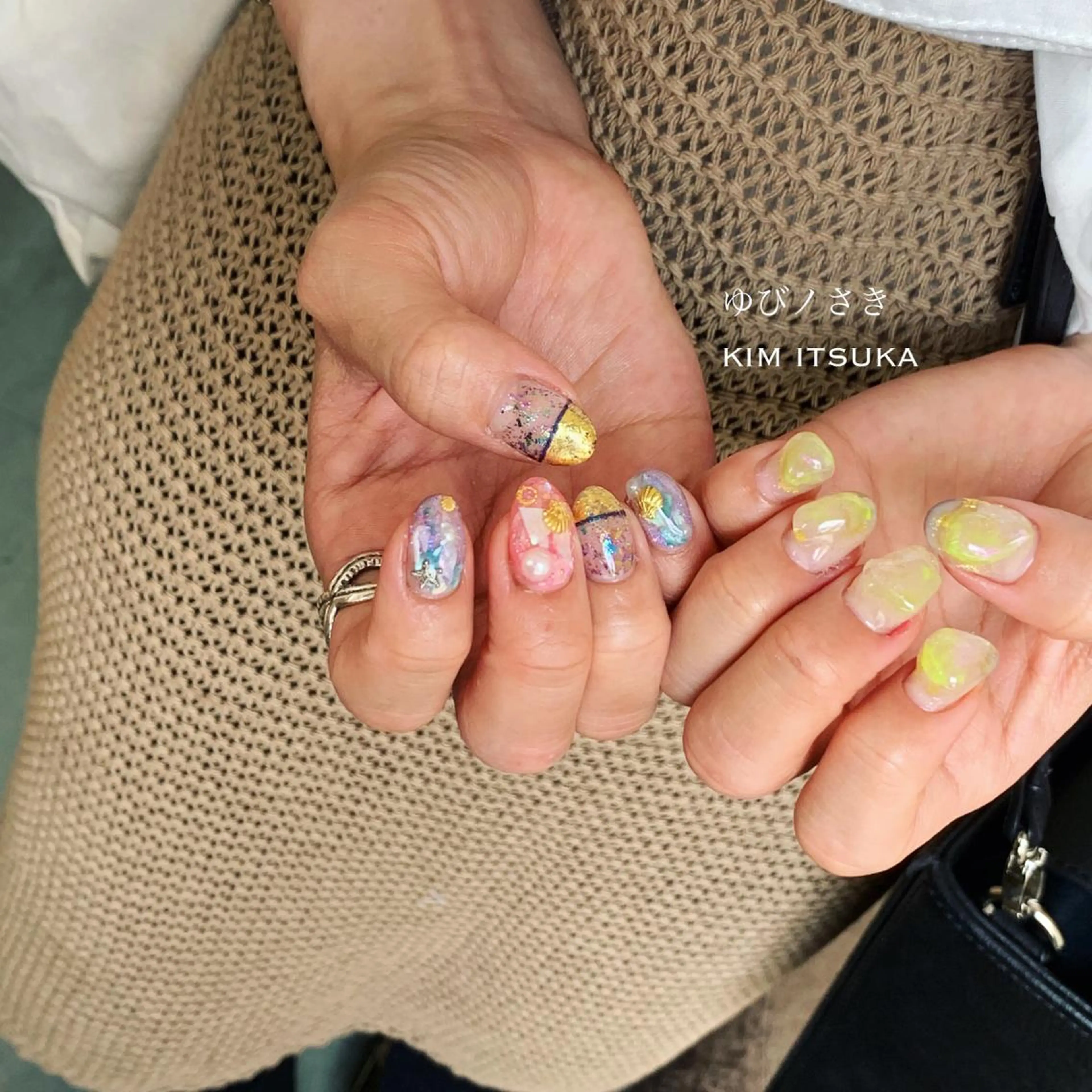 ネイル ゆびノさき茨木店 ニュアンス/アートのネイルデザイン