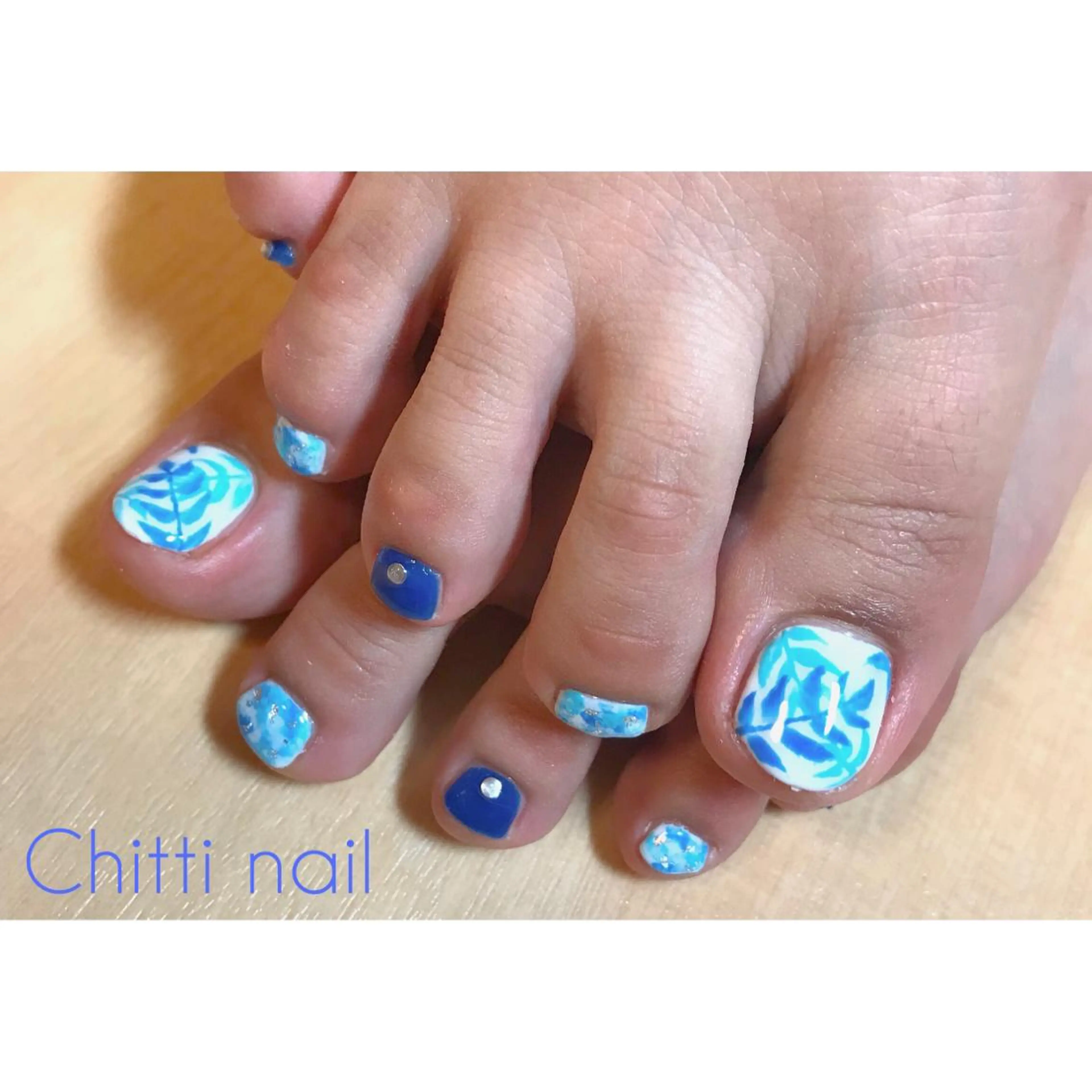 ネイル フットネイル Chitti yuuriのネイルデザイン