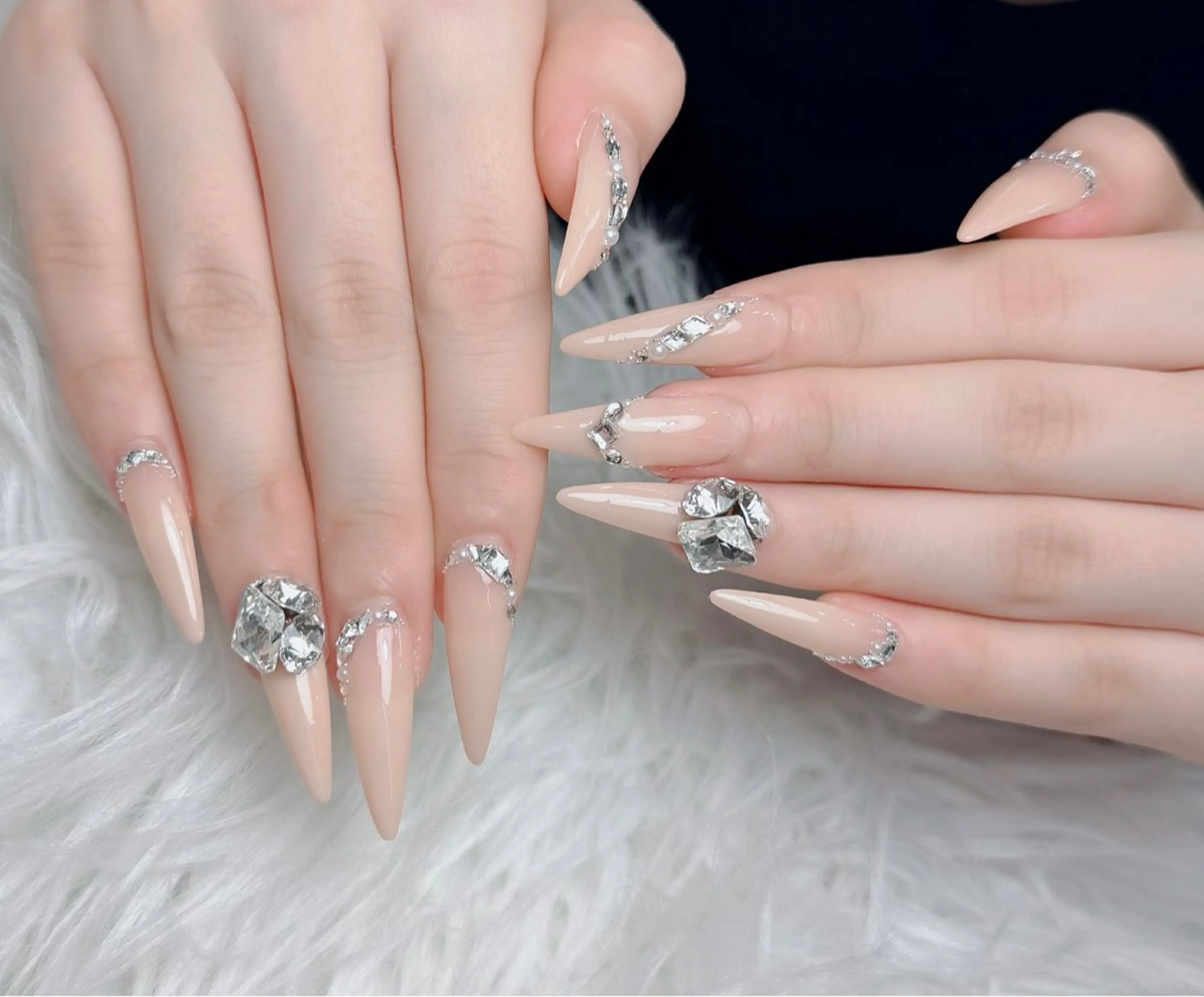 ネイル アートネイル 韓国ネイル 持ち込み ワンホンネイル ハンドネイル Lenie Nail Salonのネイルデザイン