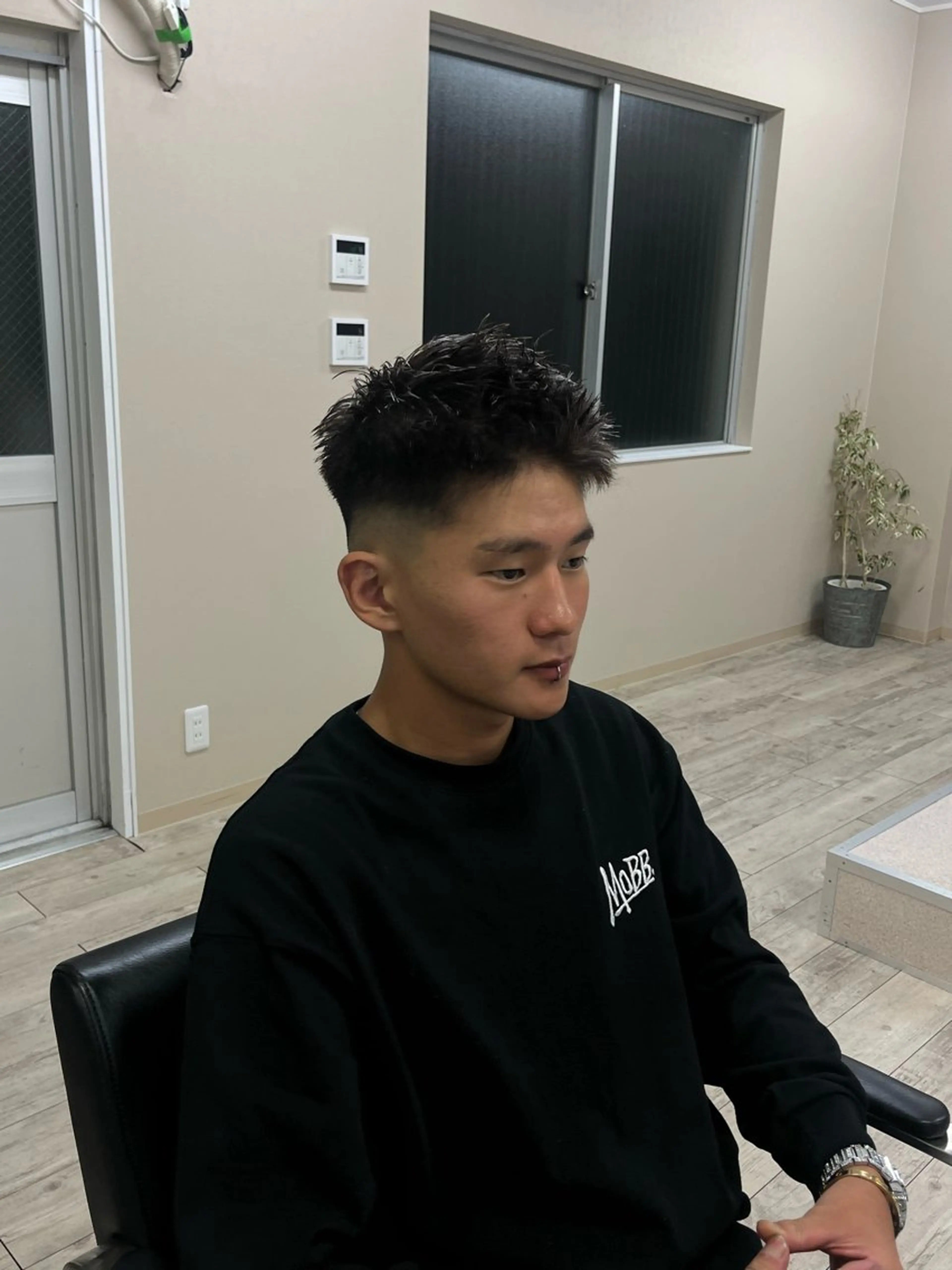 ショート メンズ メンズハイライト ハイライト TIDEHAIR/ AYATOのヘアスタイル