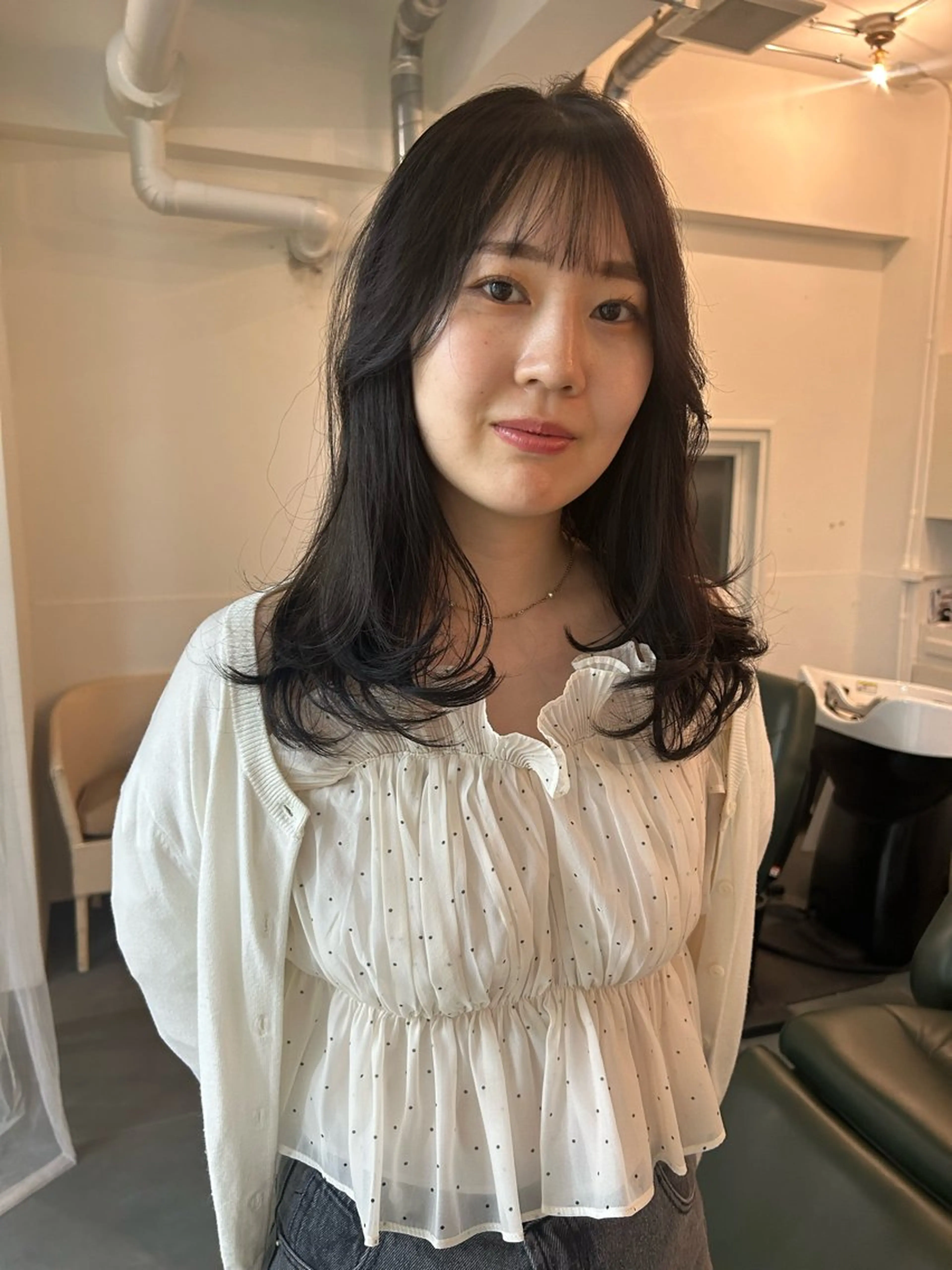 ロング カラー 原 瑞希のヘアスタイル