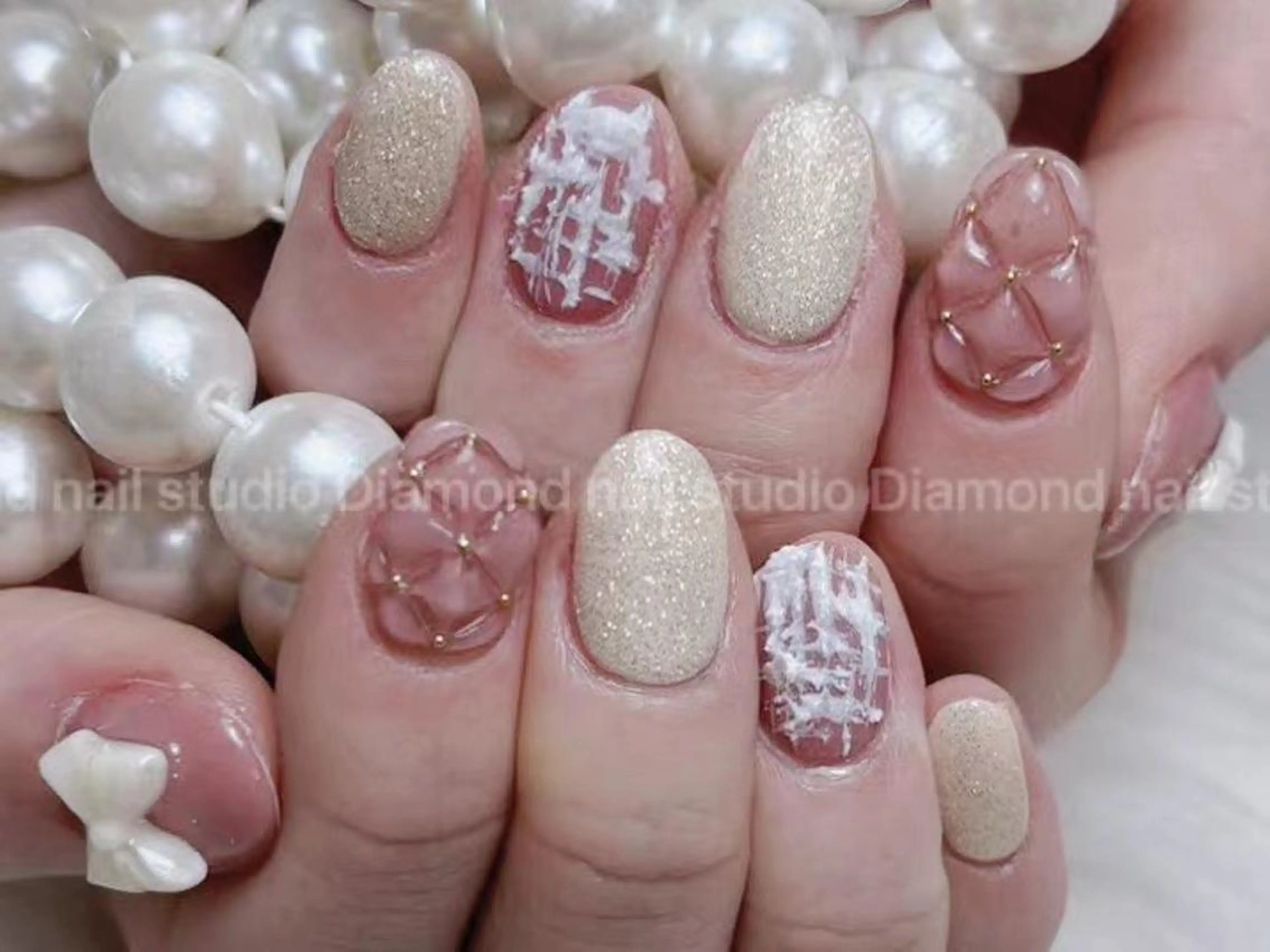 ロング ハンドネイル DIAMOND 💦のネイルデザイン