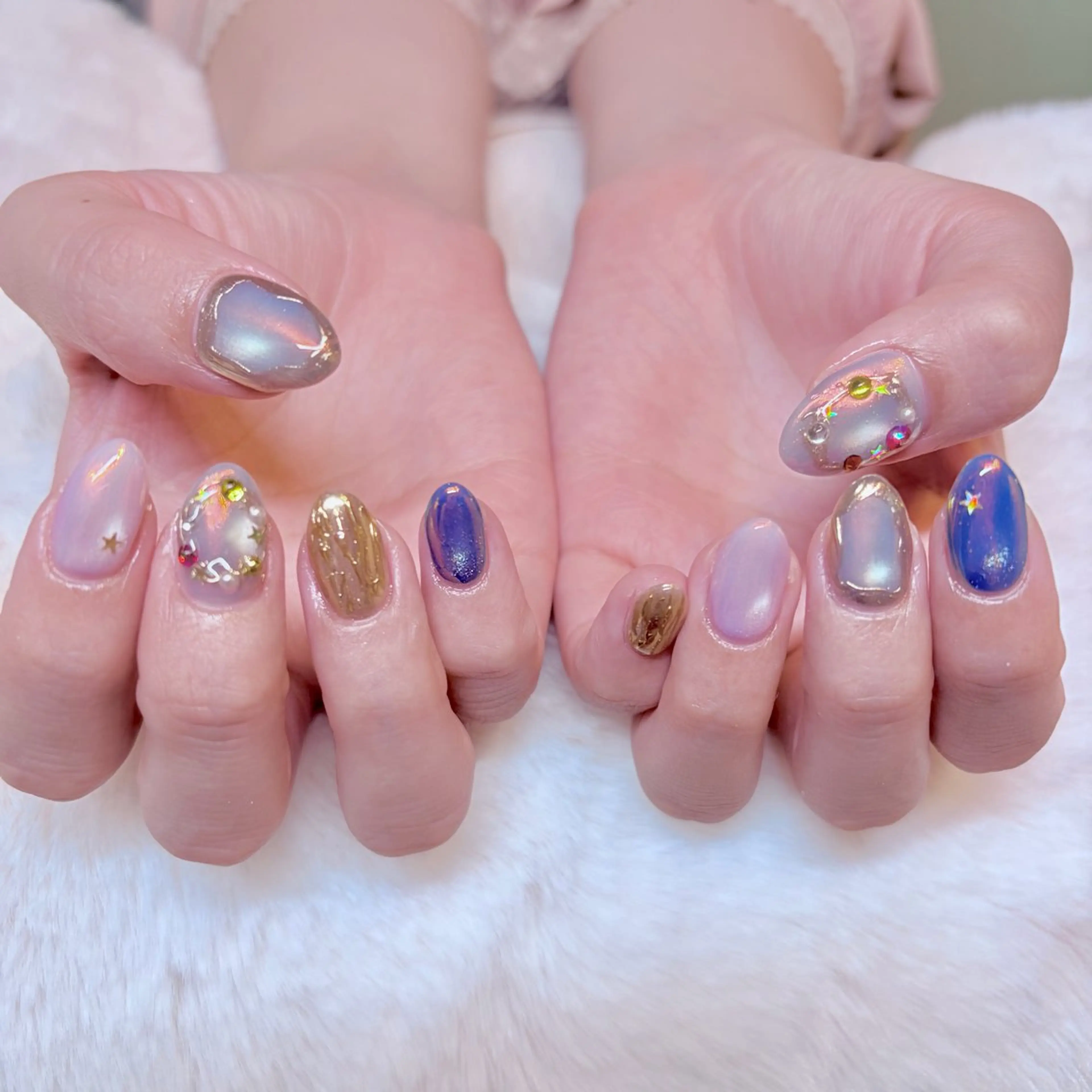 ネイル 冬ネイル ハンドネイル nail salon e'mu💐のネイルデザイン