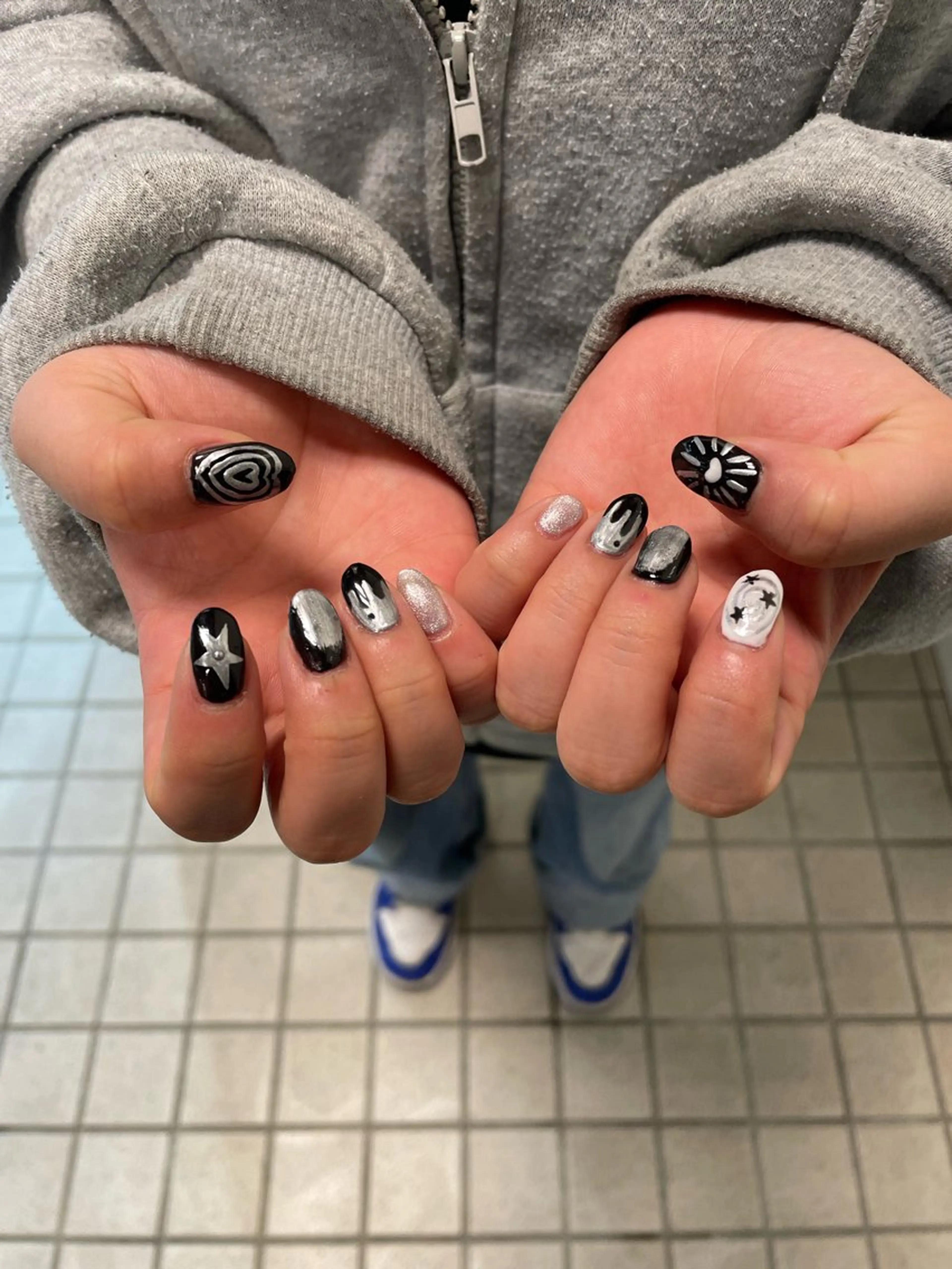 ネイル メンズネイル ハンドネイル メンズ/艶髪/カラー サクラ🌸のヘアスタイル