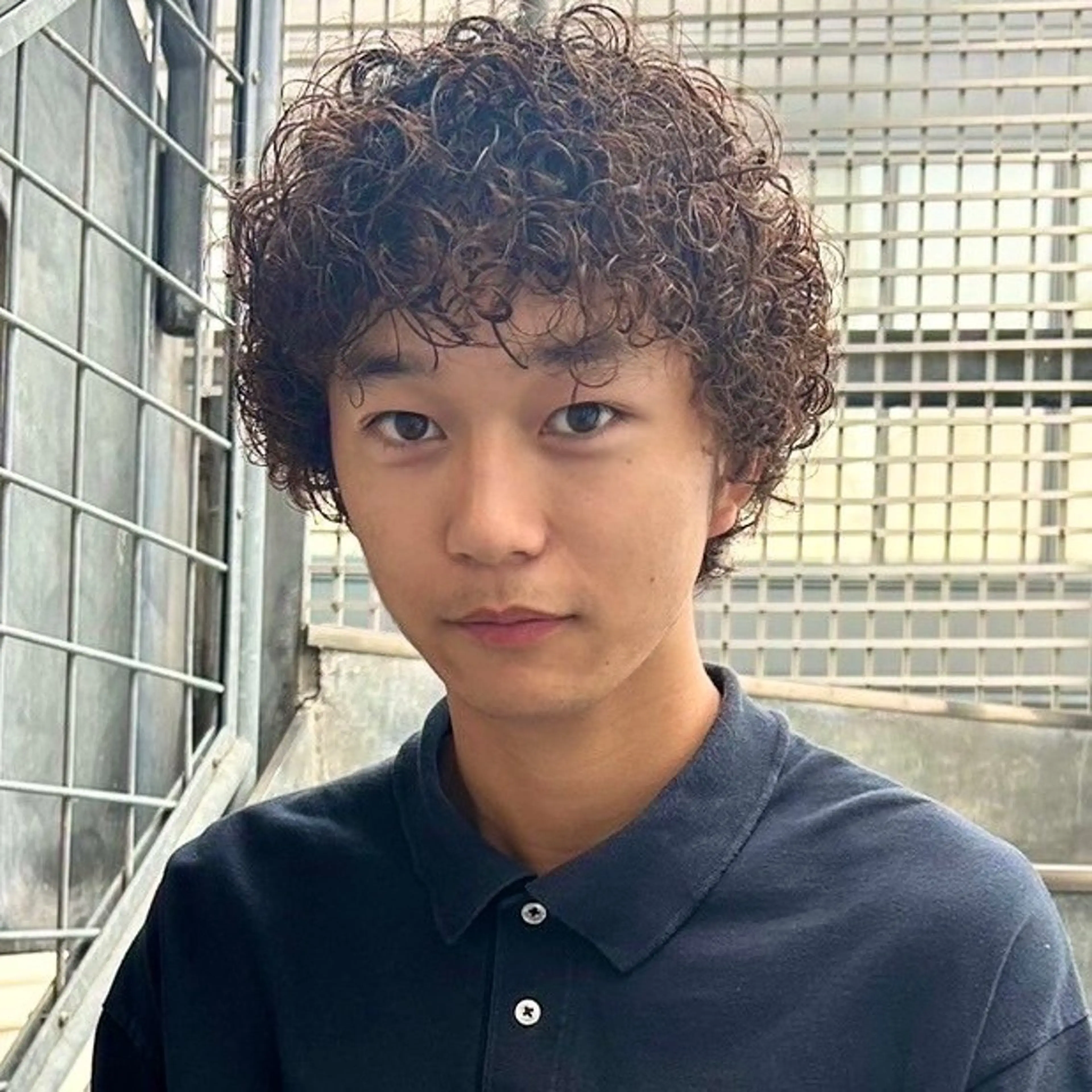 パーマ メンズ センターパート マッシュ メンズパーマ スパイキーショート ツイストスパイラルパーマ カット パーマ 🍒中川葵久美🍒 メンズ/パーマのヘアスタイル